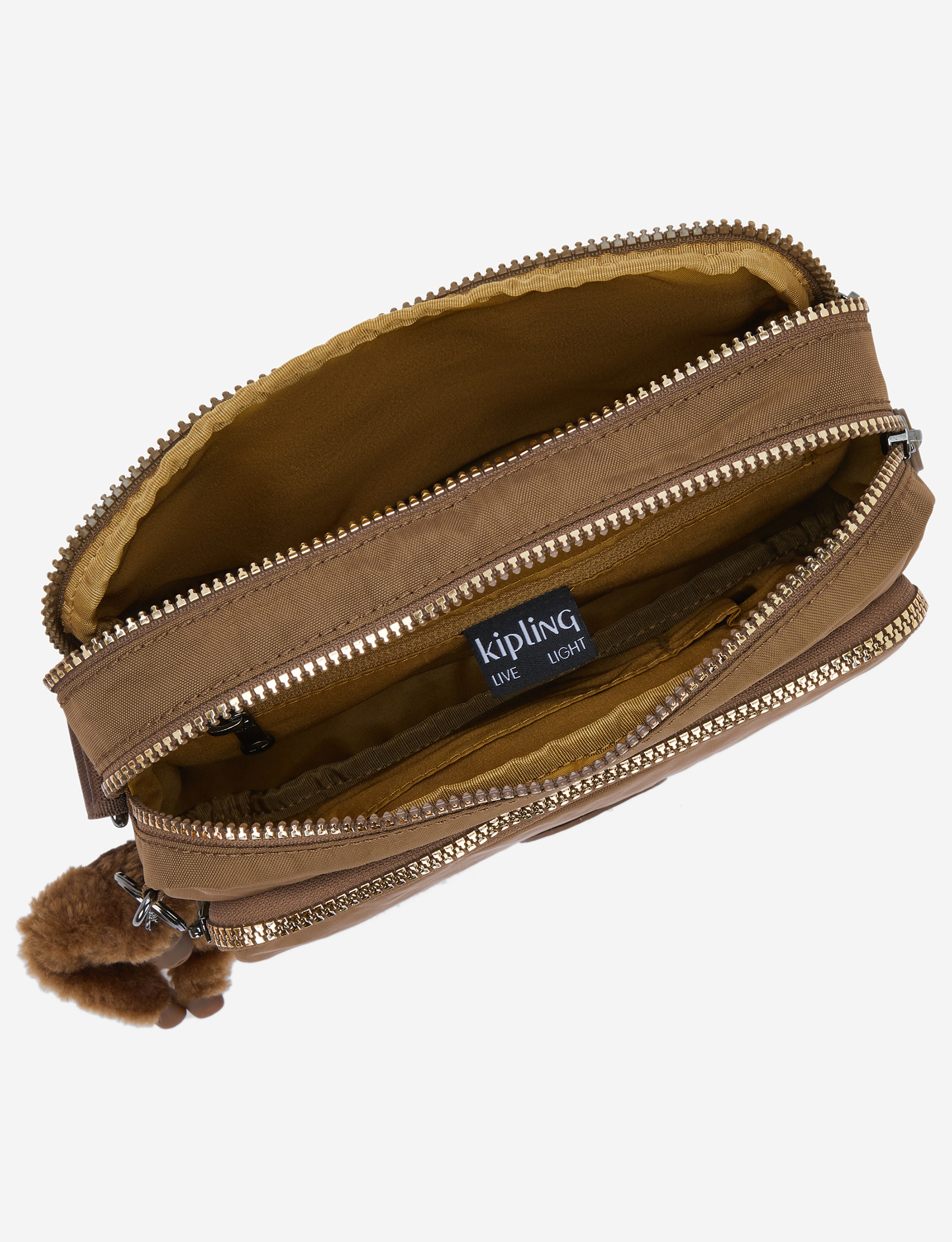 KIPLING Abanu M Zip Glorious Khaki Medium crossbody I5986-1MR