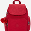 KIPLING City Zip Mini Ruby Red Mini Backpack with Adjustable Straps I6046-1NW