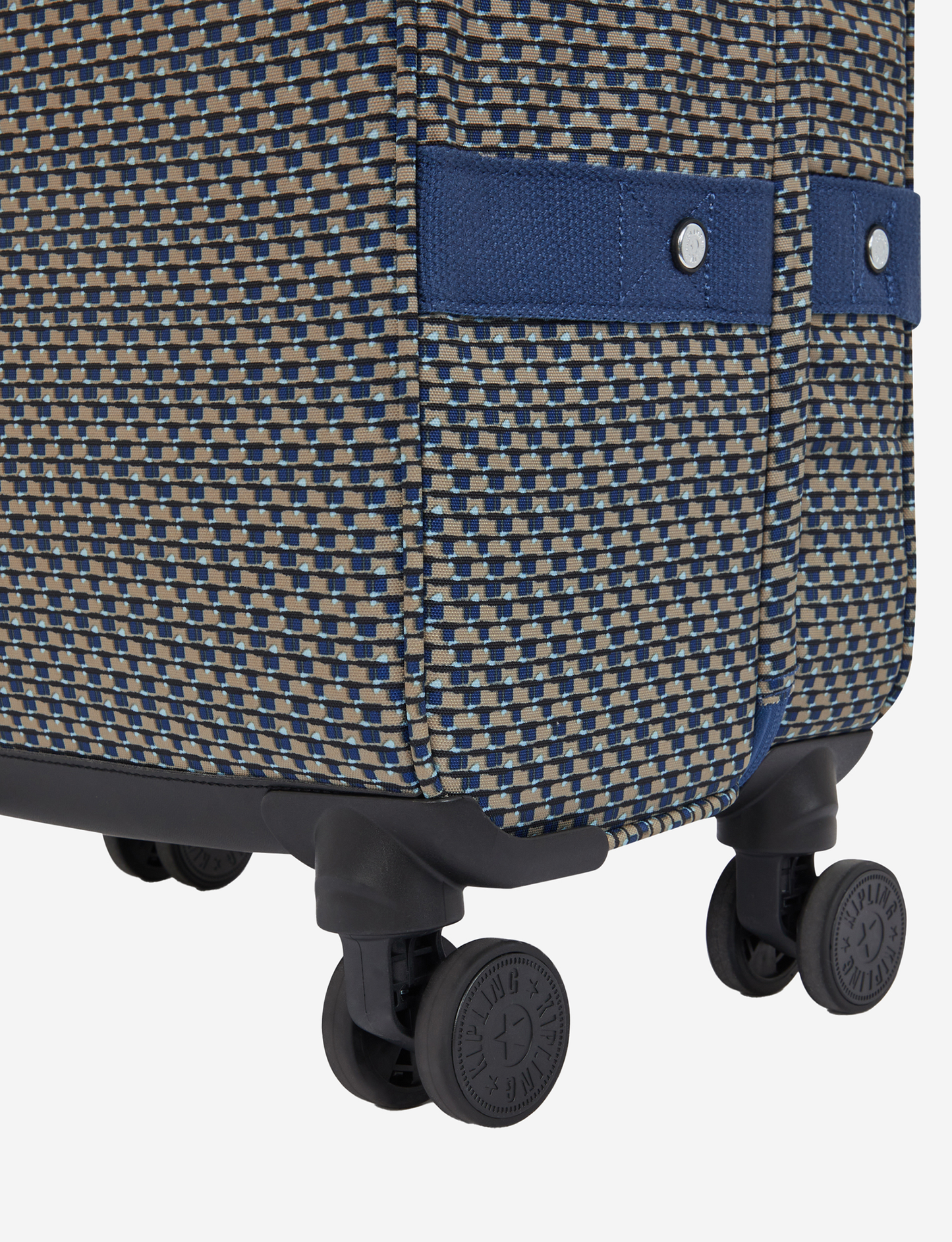 KIPLING Spontaneous M Blue on Wire Medium wheeled luggage I4556-9PC