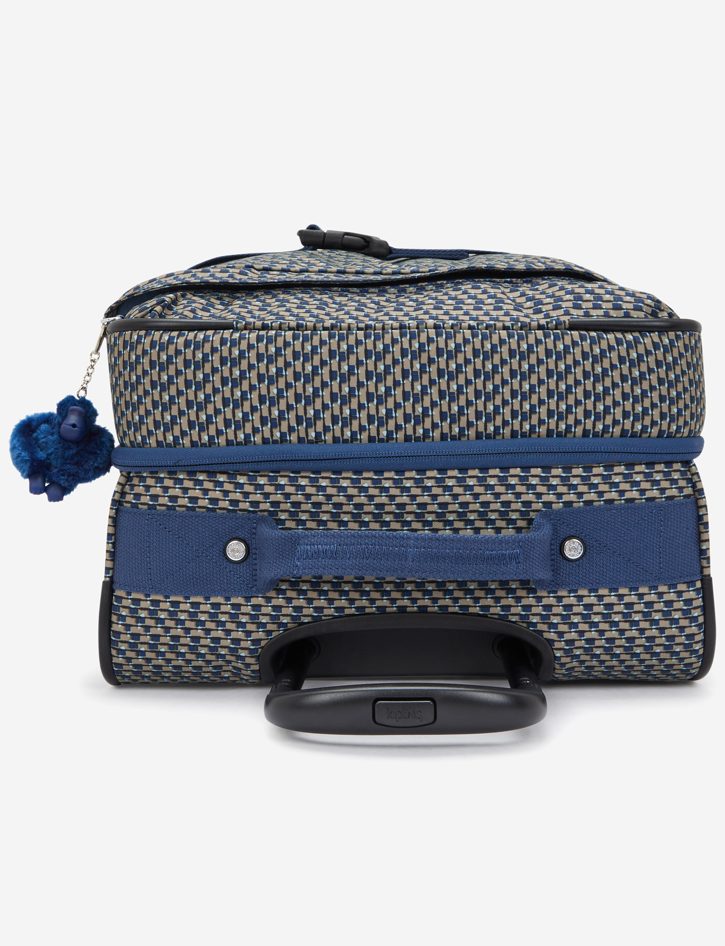 KIPLING Spontaneous M Blue on Wire Medium wheeled luggage I4556-9PC