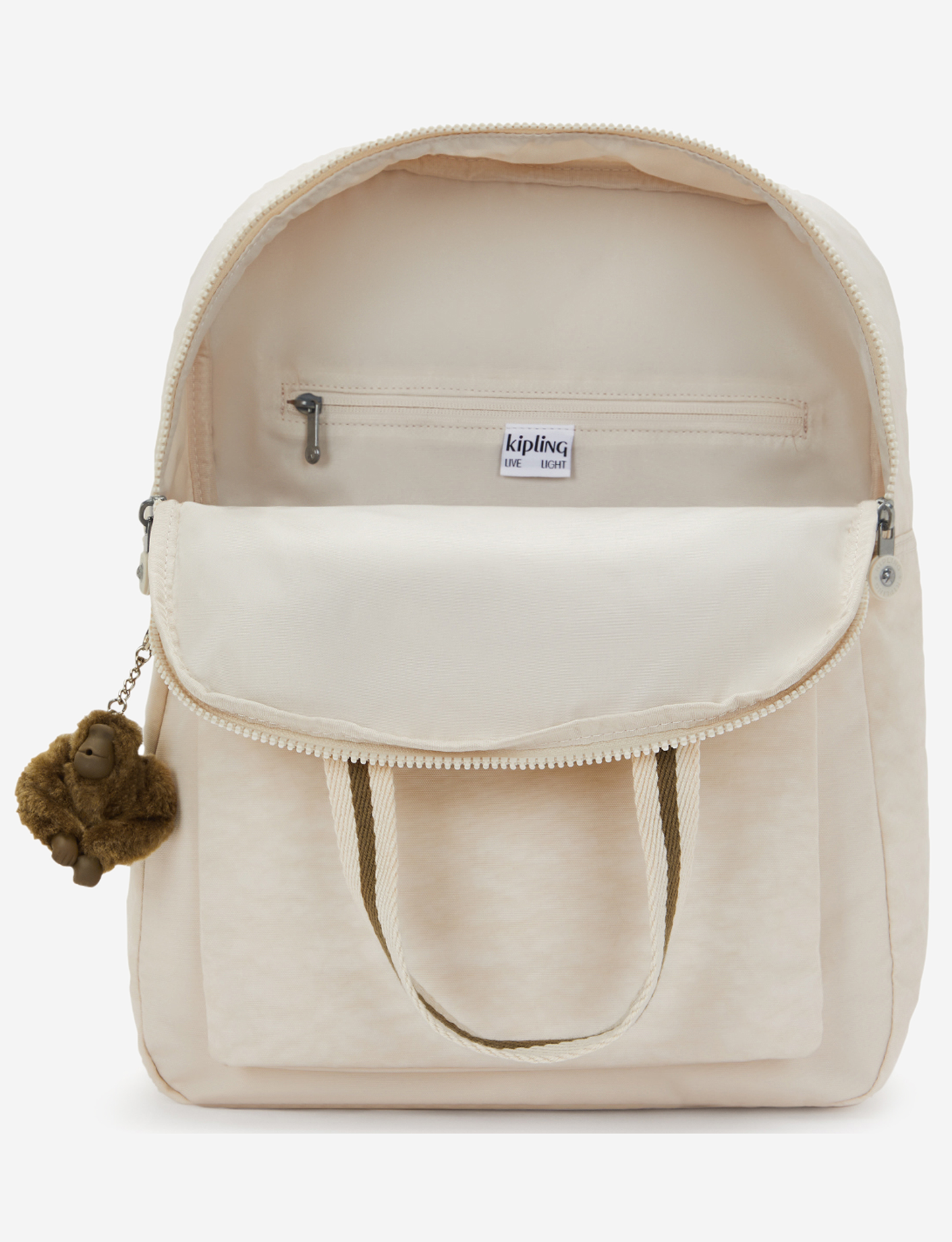 KIPLING Kazuki L Soft Sand Large backpack (with laptop compartment) I9642-9LO