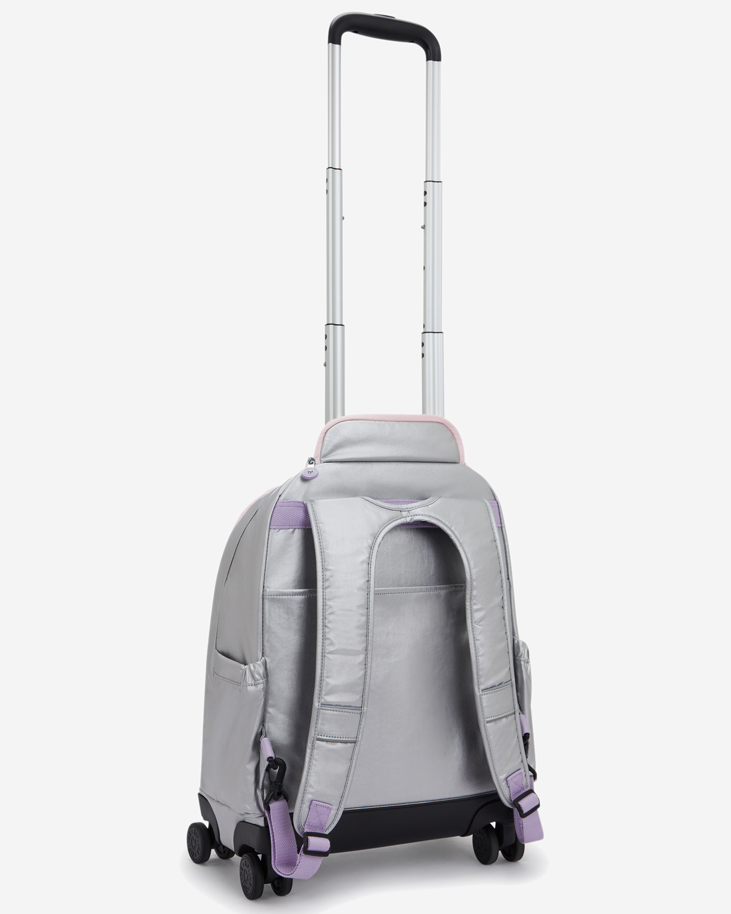 Kipling  New Zea Silver Glow Met Large Wheeled Backpack with Laptop Compartment I7267-54M