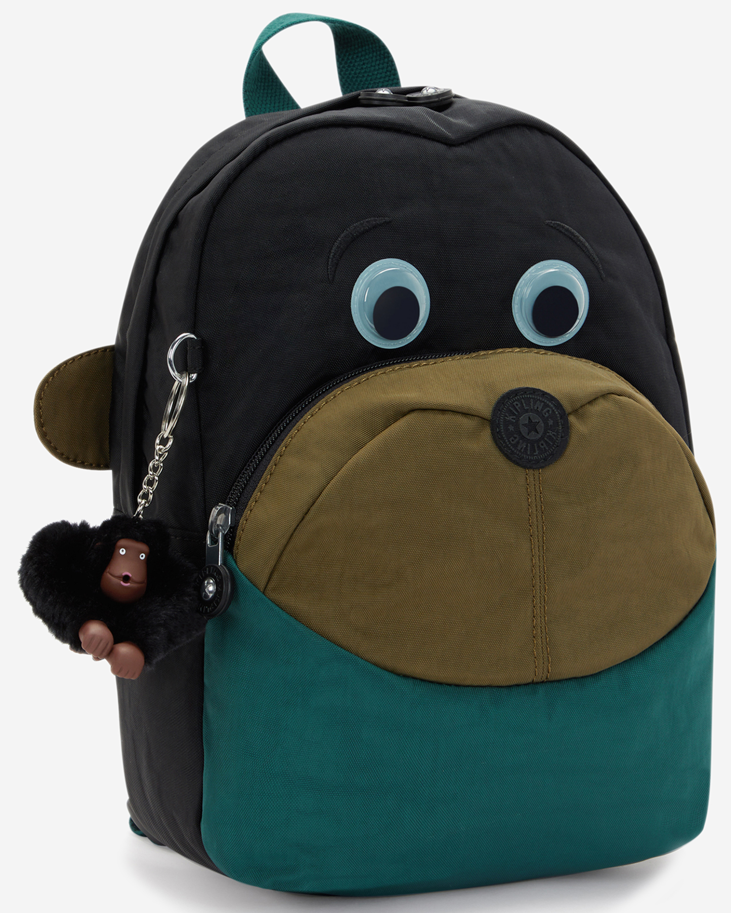 Kipling  Faster Black Khaki Bl Kids Backpack 00253-5FY