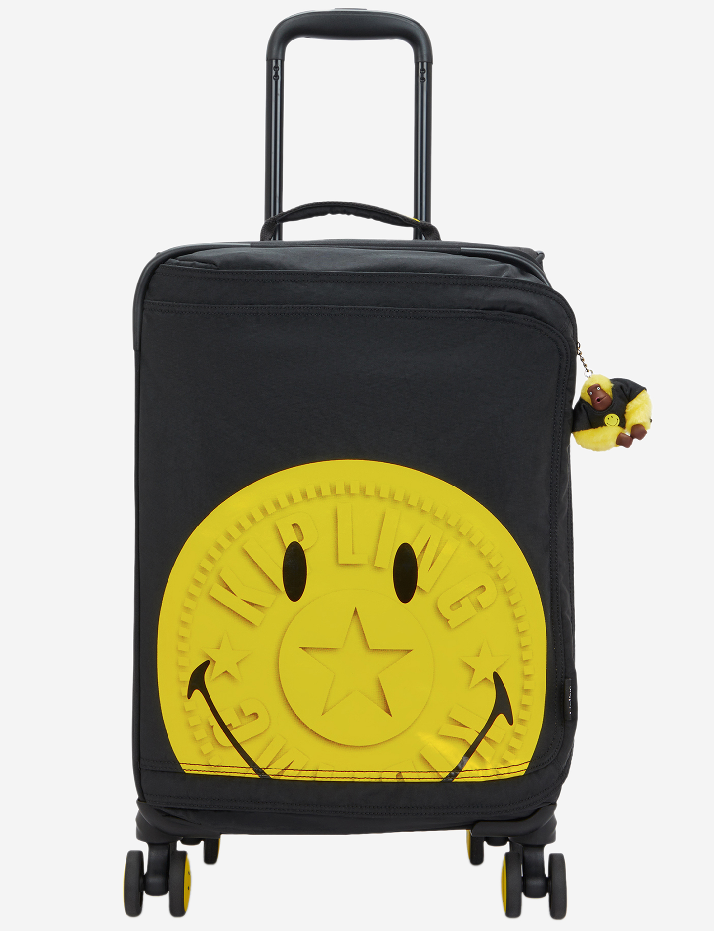 KIPLING Spontaneous S Yell Fun Black Small wheeled luggage I8533-1KS