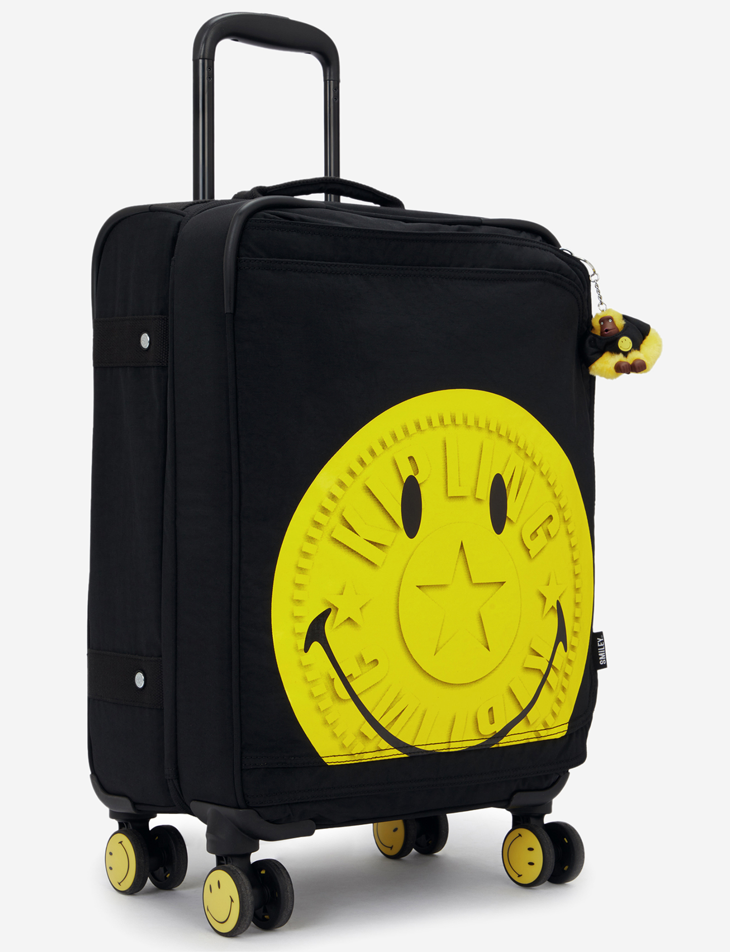 KIPLING Spontaneous S Yell Fun Black Small wheeled luggage I8533-1KS