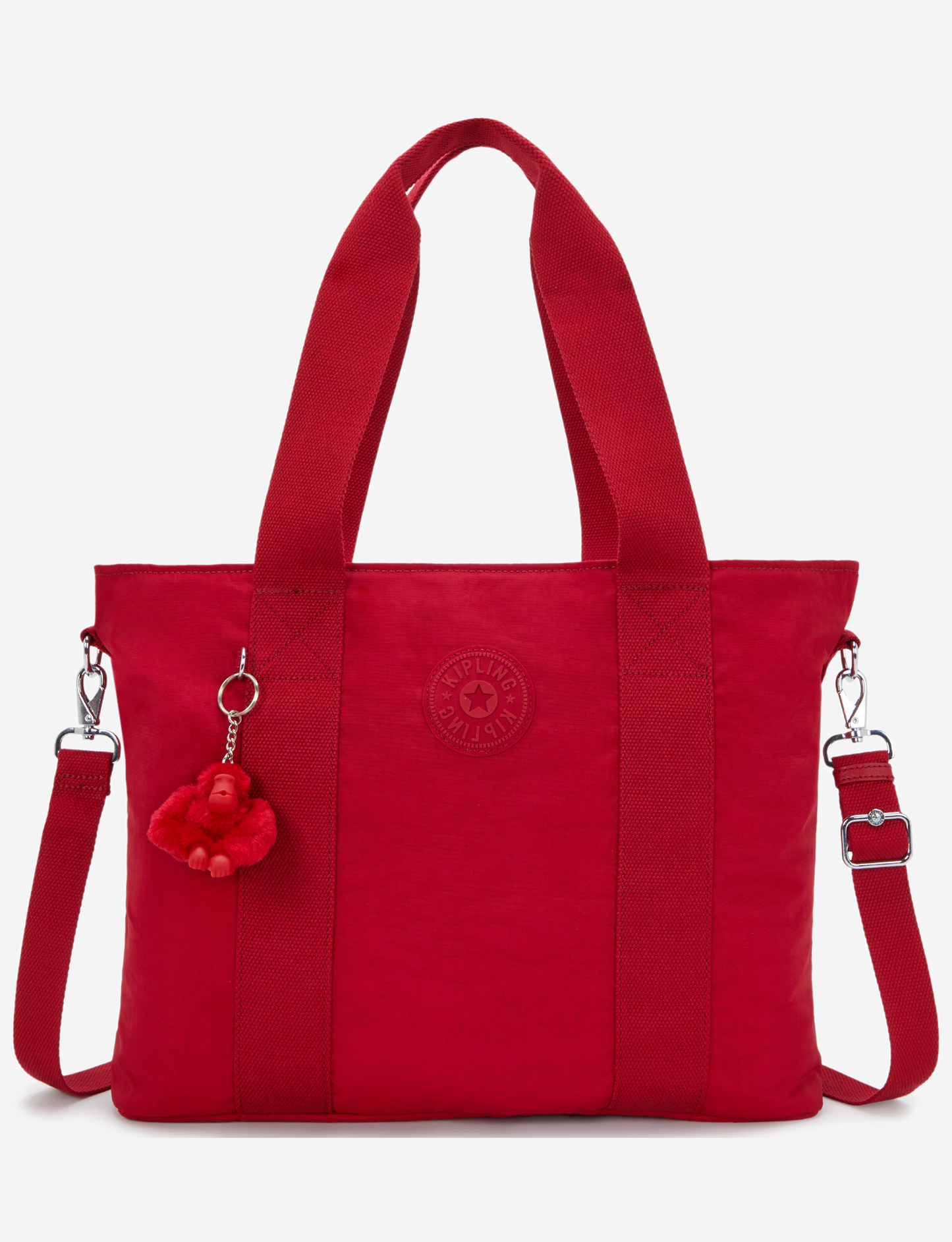 KIPLING Minta L Up Ruby Red Large tote (with removable shoulderstrap) I8258-1NW