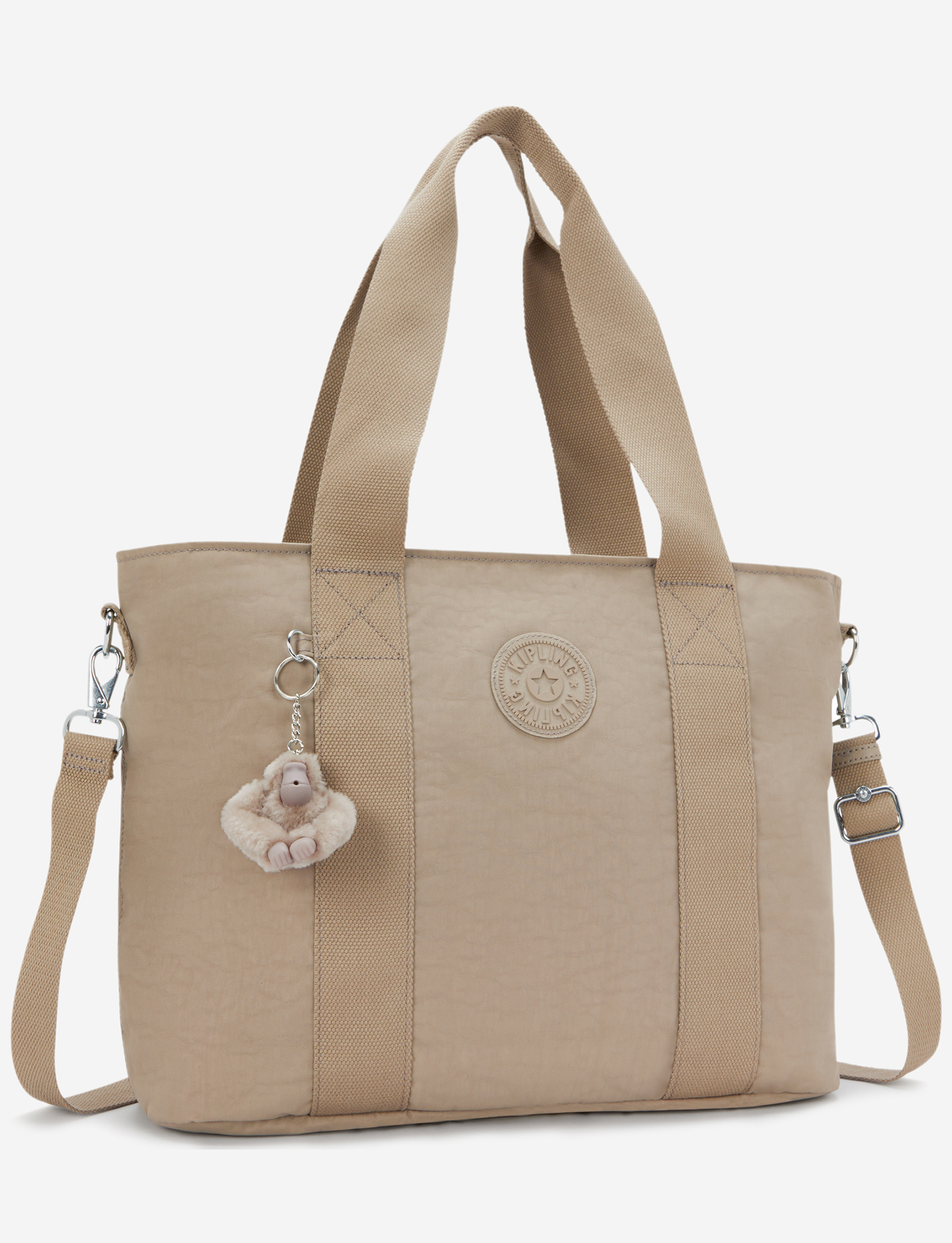KIPLING Minta L Up Soft Taupe Large tote (with removable shoulderstrap) I8258-4PW
