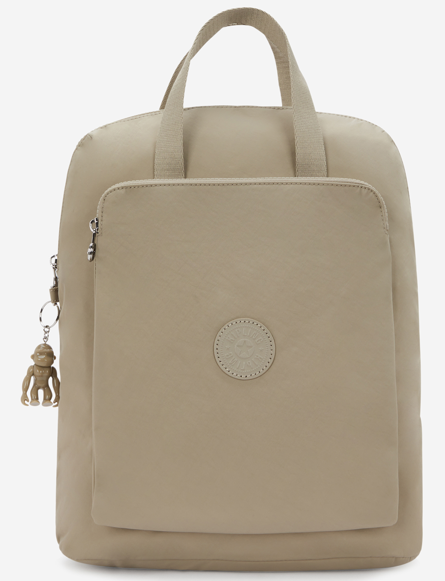 KIPLING Kazuki Boho Tan Medium backpack (with laptop compartment) I5306-1HX
