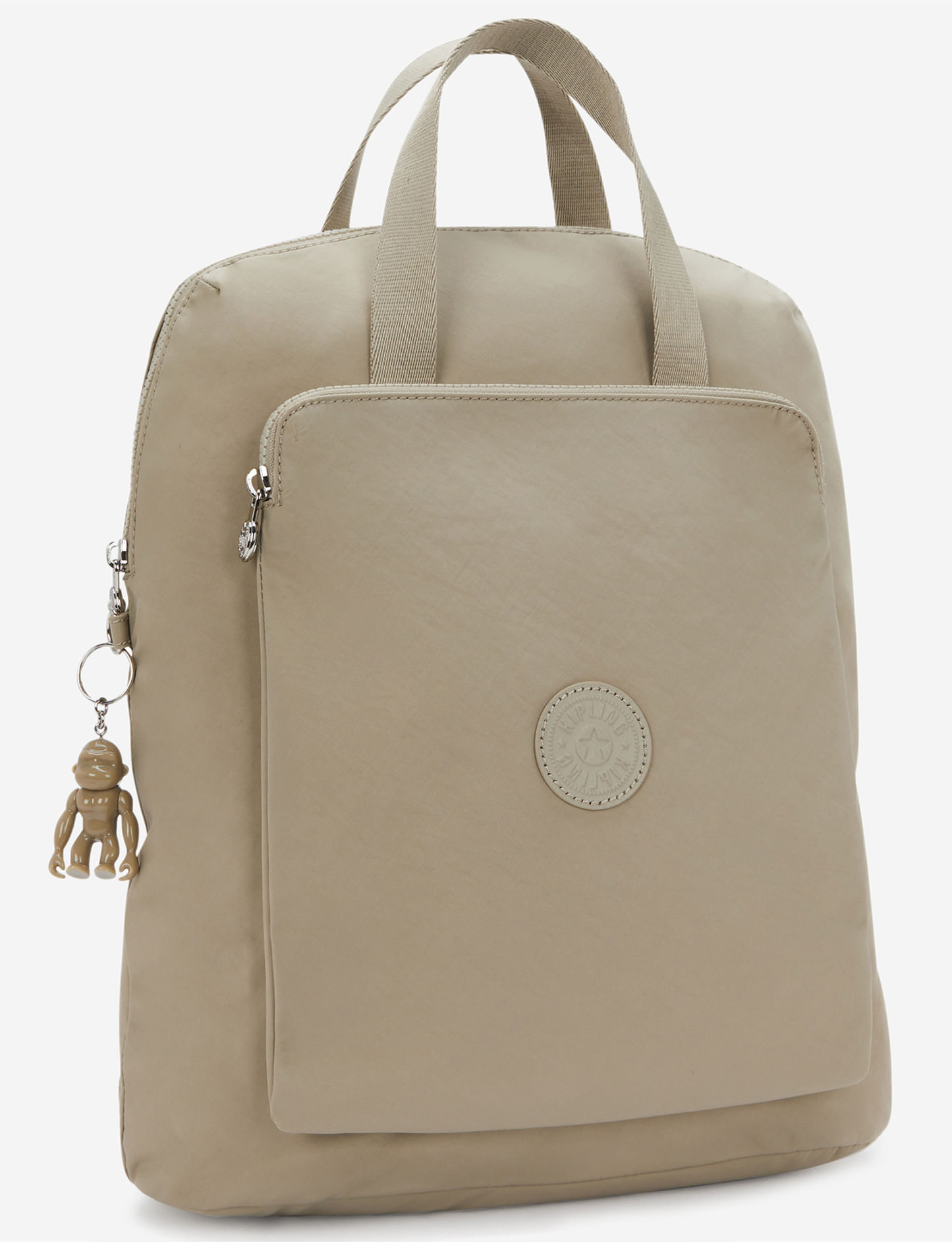 KIPLING Kazuki Boho Tan Medium backpack (with laptop compartment) I5306-1HX
