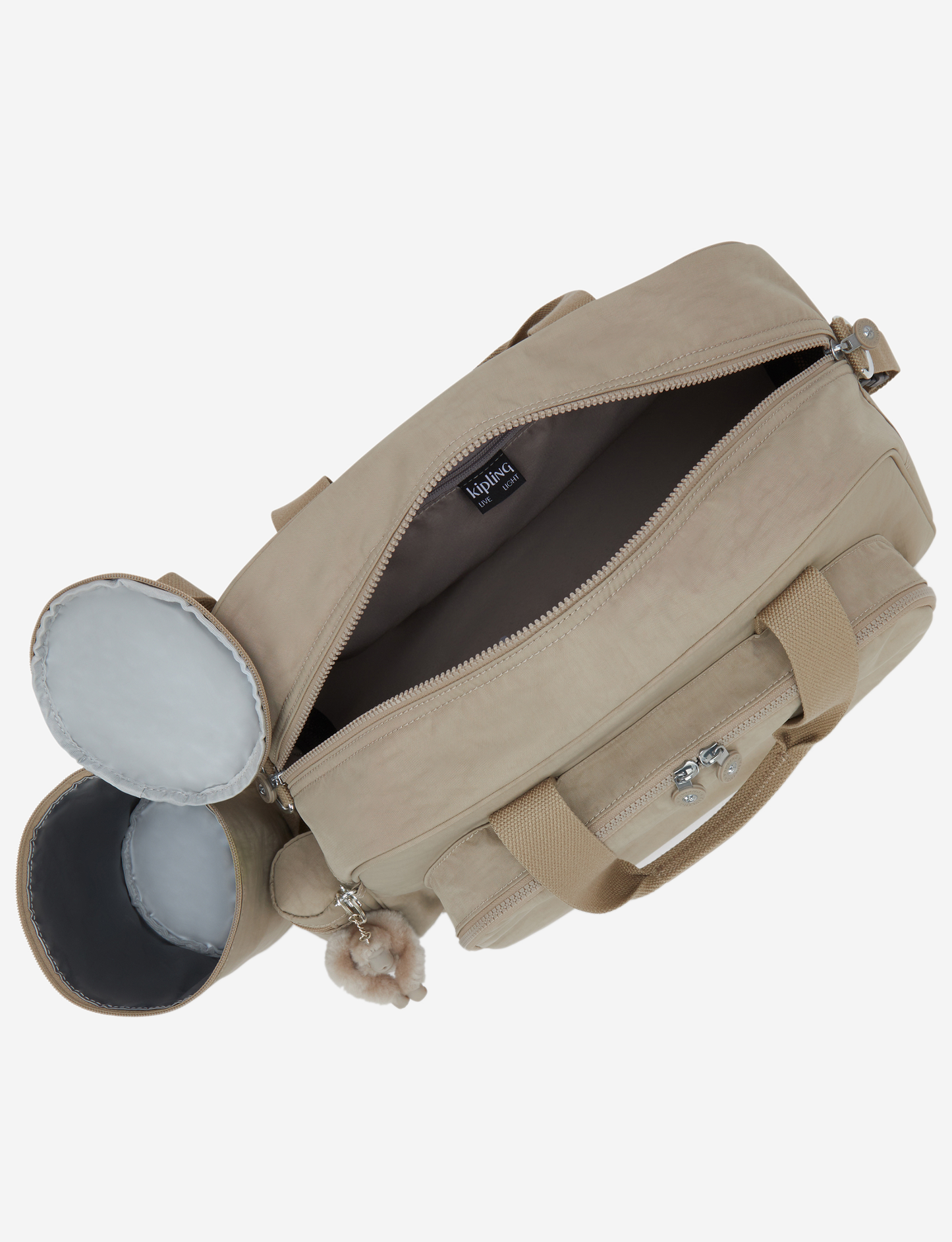 KIPLING Camama Soft Taupe Large baby bag (with changing mat) 10153-4PW