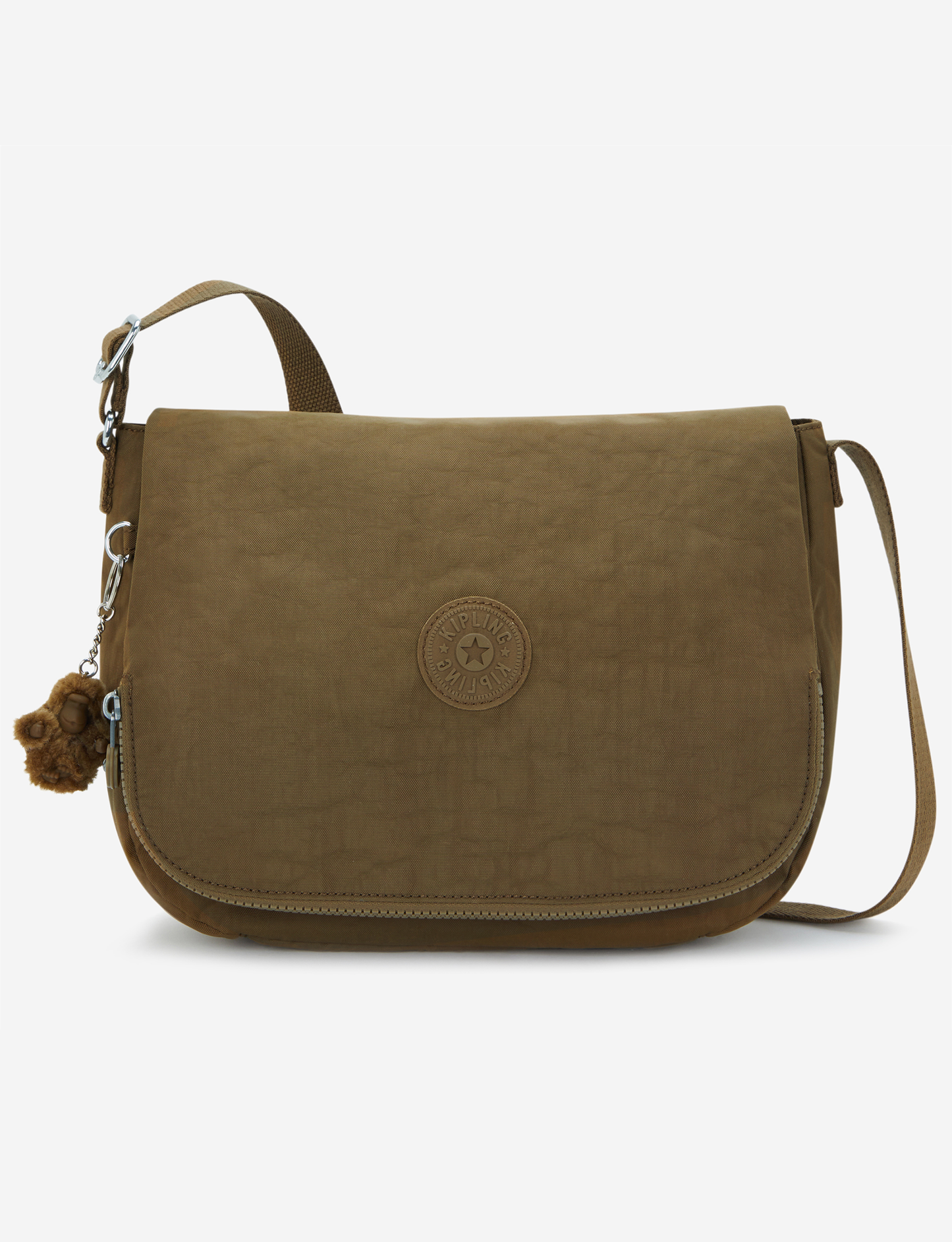 KIPLING Earthbeat M Smooth Khaki Medium crossbody I2505-1NA
