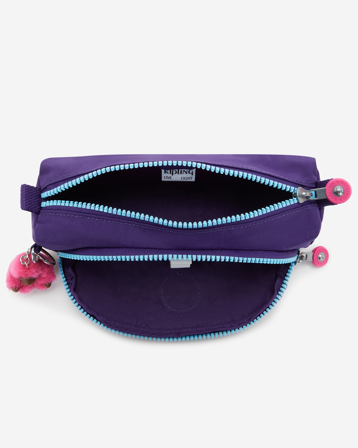 Kipling  Cute Vip Purple Medium Pencase 09406-4PI