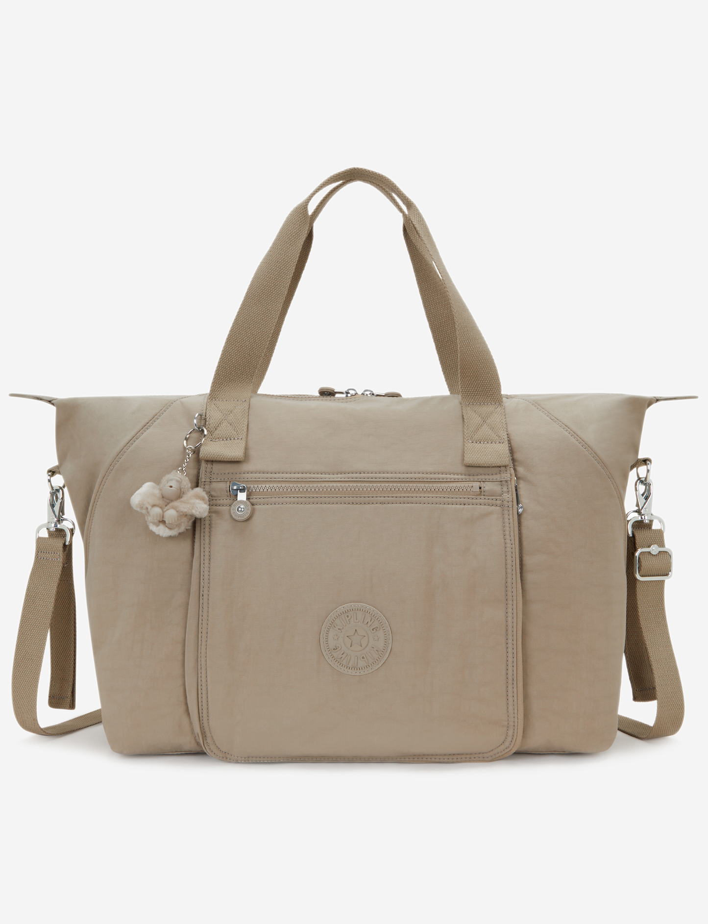 KIPLING New Art M Babybag Soft Taupe Large baby bag (with changing mat) I9928-4PW