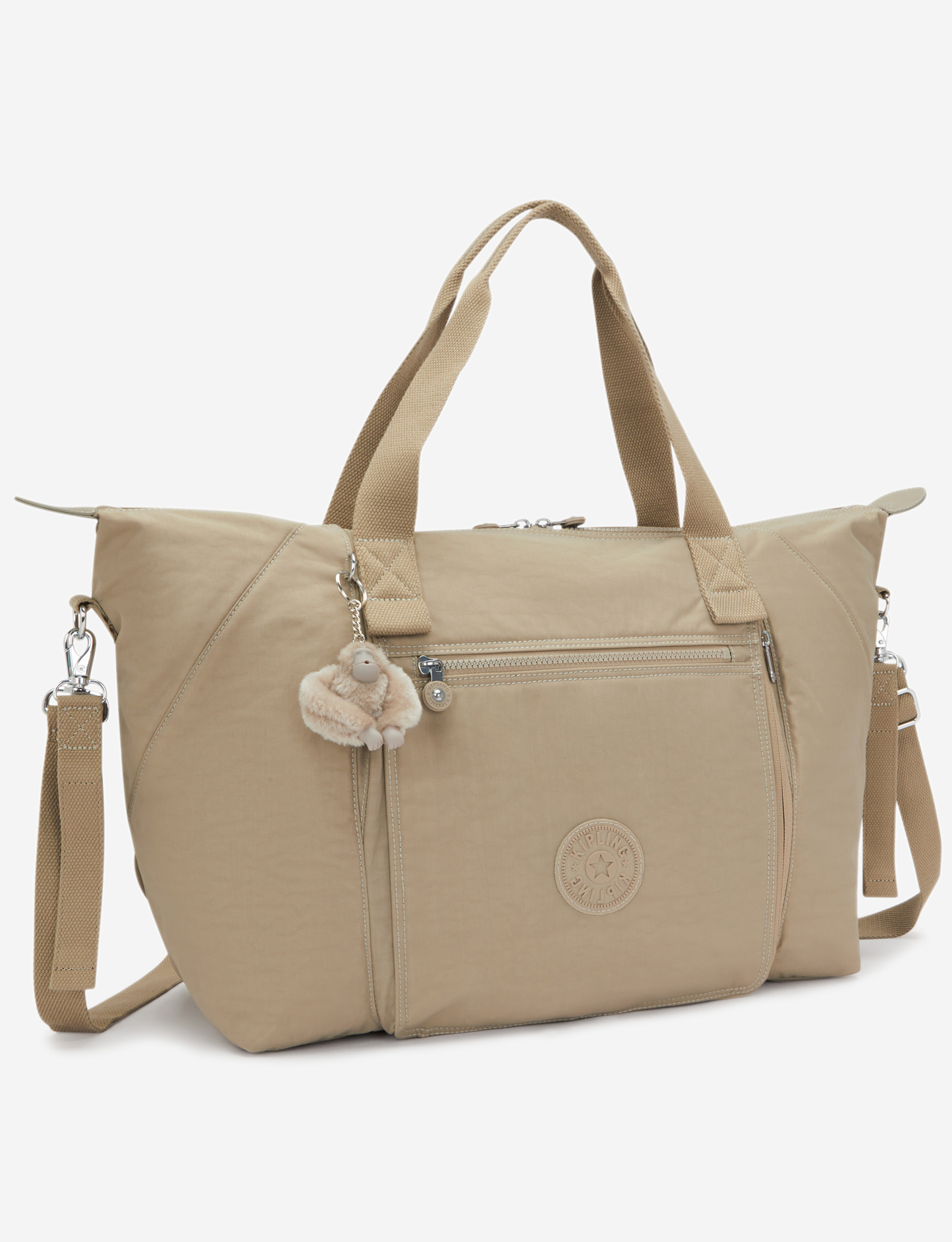 KIPLING New Art M Babybag Soft Taupe Large baby bag (with changing mat) I9928-4PW