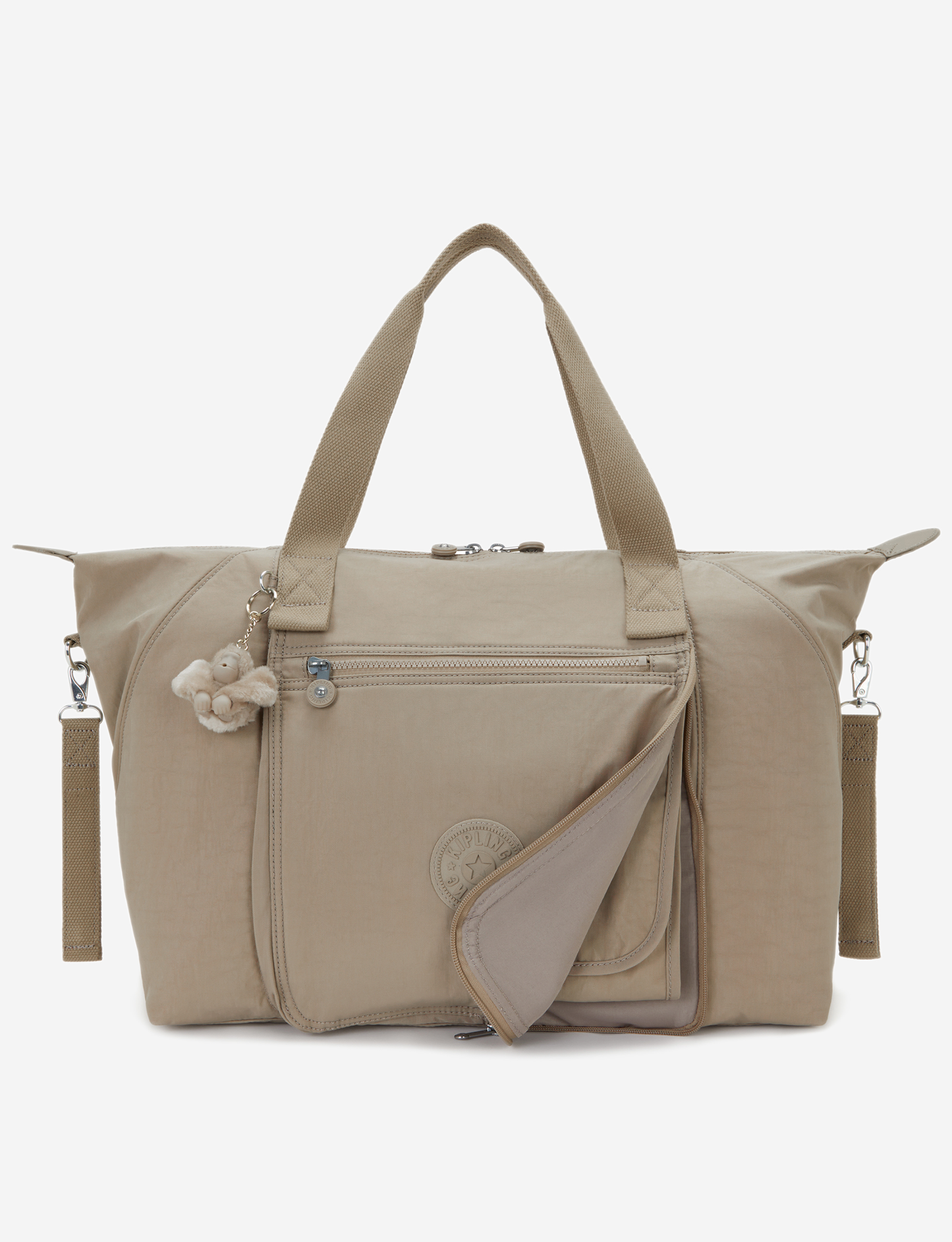 KIPLING New Art M Babybag Soft Taupe Large baby bag (with changing mat) I9928-4PW