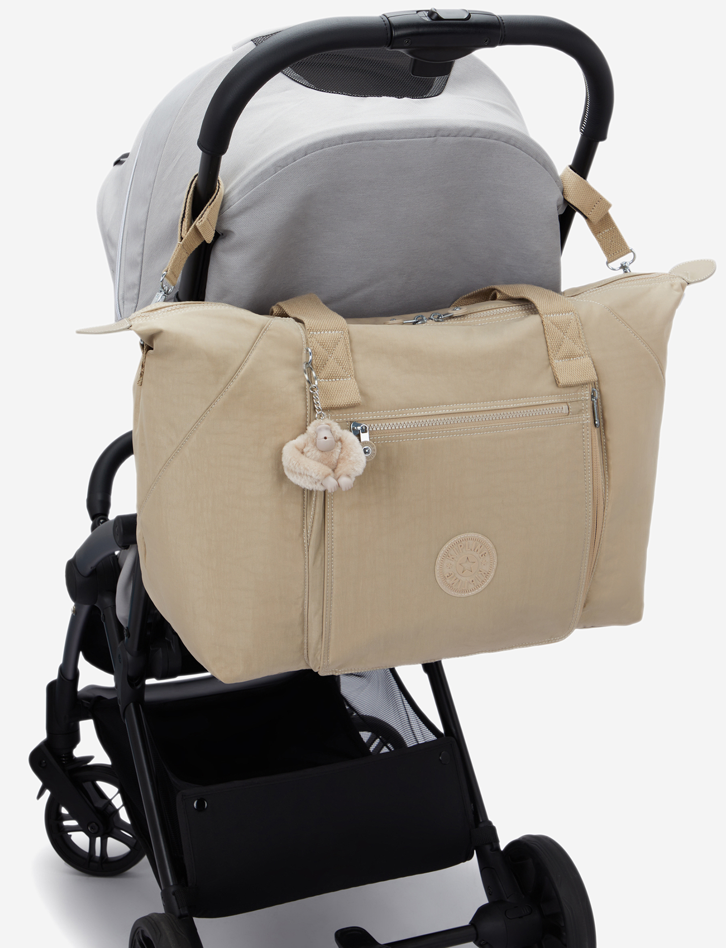 KIPLING New Art M Babybag Soft Taupe Large baby bag (with changing mat) I9928-4PW