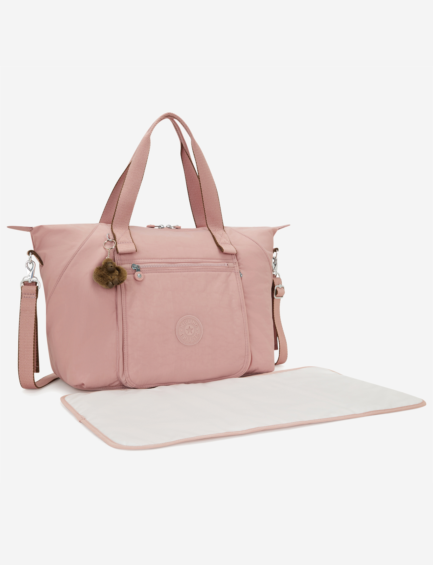 KIPLING New Art M Babybag Memory Pink Large baby bag (with changing mat) I9928-0PN