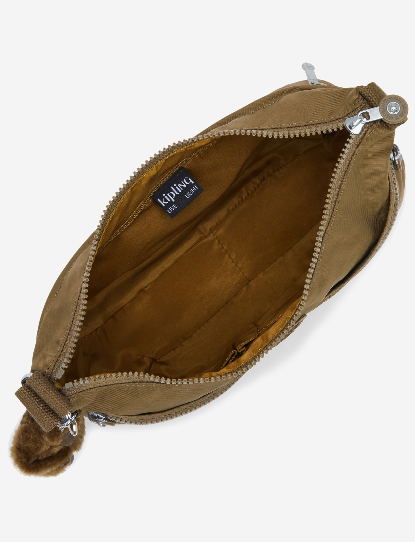 KIPLING Izellah Smooth Khaki Medium crossbody 02144-1NA