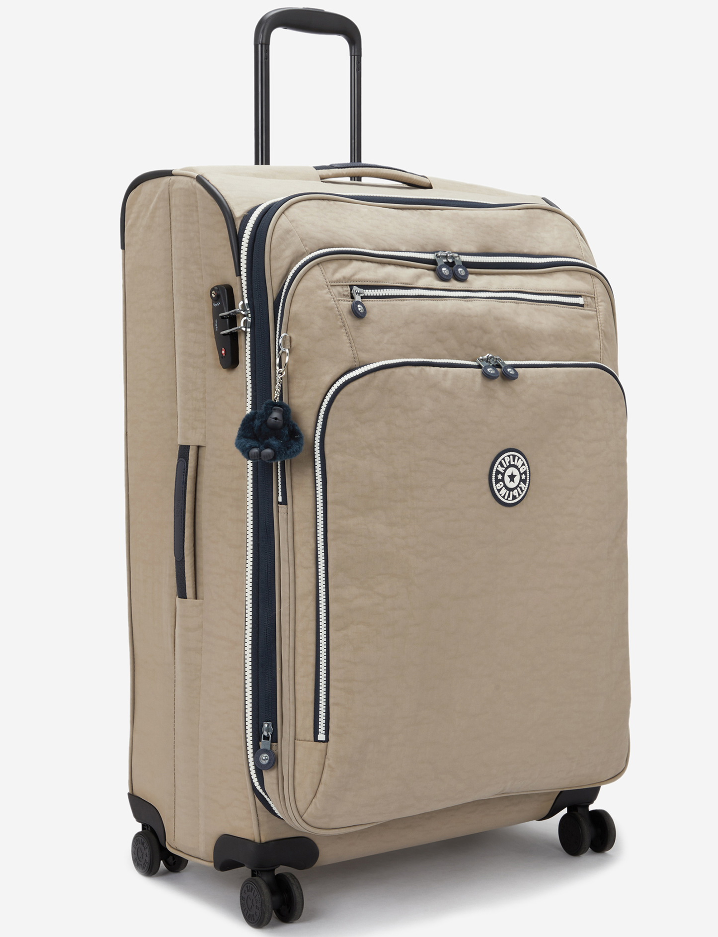 KIPLING New Youri Spin L Soft Taupe C Large expandable wheeled luggage I7930-7ML