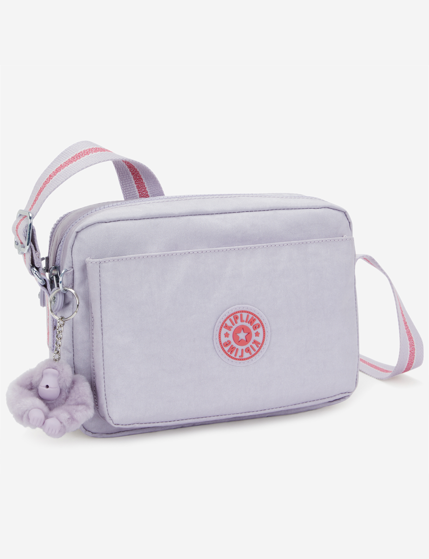 KIPLING Abanu M Lilac Shimmer Medium crossbody I6831-9GO