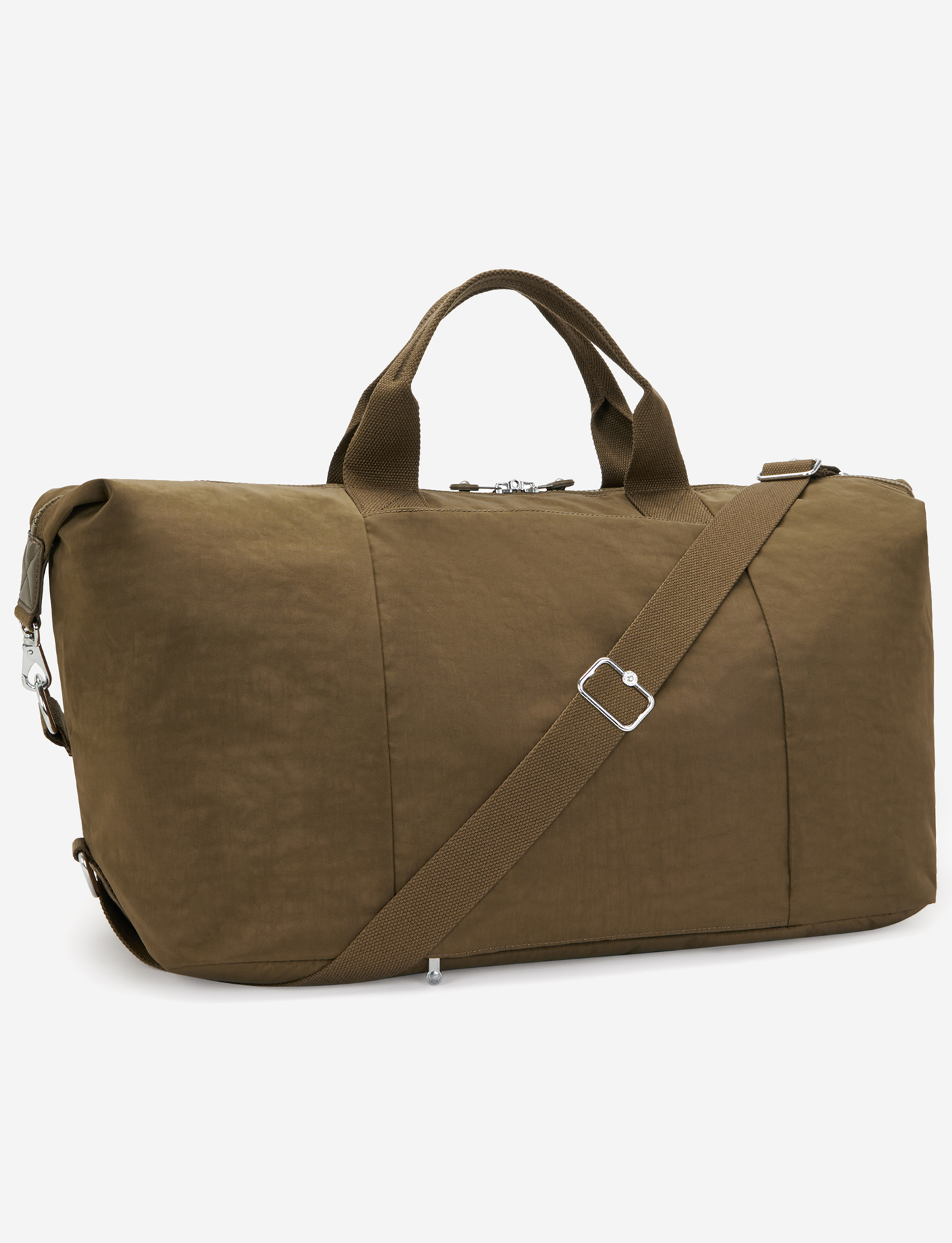 KIPLING Bori Smooth Khaki Large weekender (with trolley sleeve and removable shoulderstrap) I4582-1NA