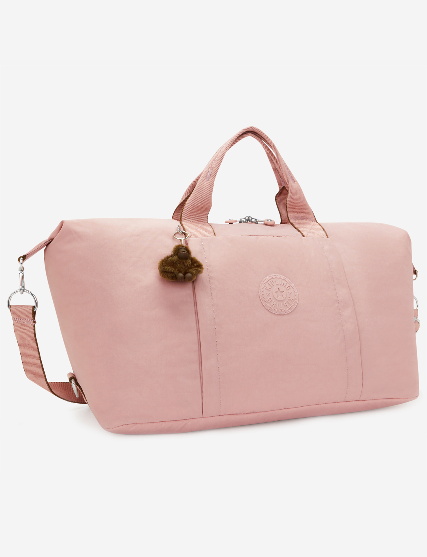 KIPLING Bori Memory Pink Large weekender (with trolley sleeve and removable shoulderstrap) I4582-0PN