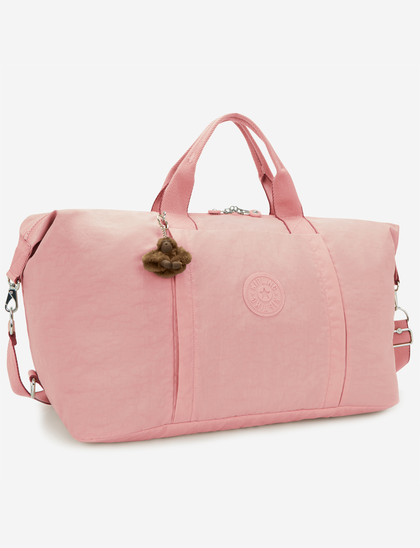 KIPLING Bori Memory Pink Large weekender (with trolley sleeve and removable shoulderstrap) I4582-0PN