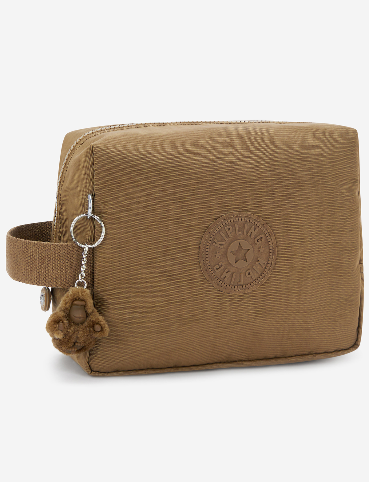 KIPLING Parac Smooth Khaki Large toiletry bag I2887-1NA