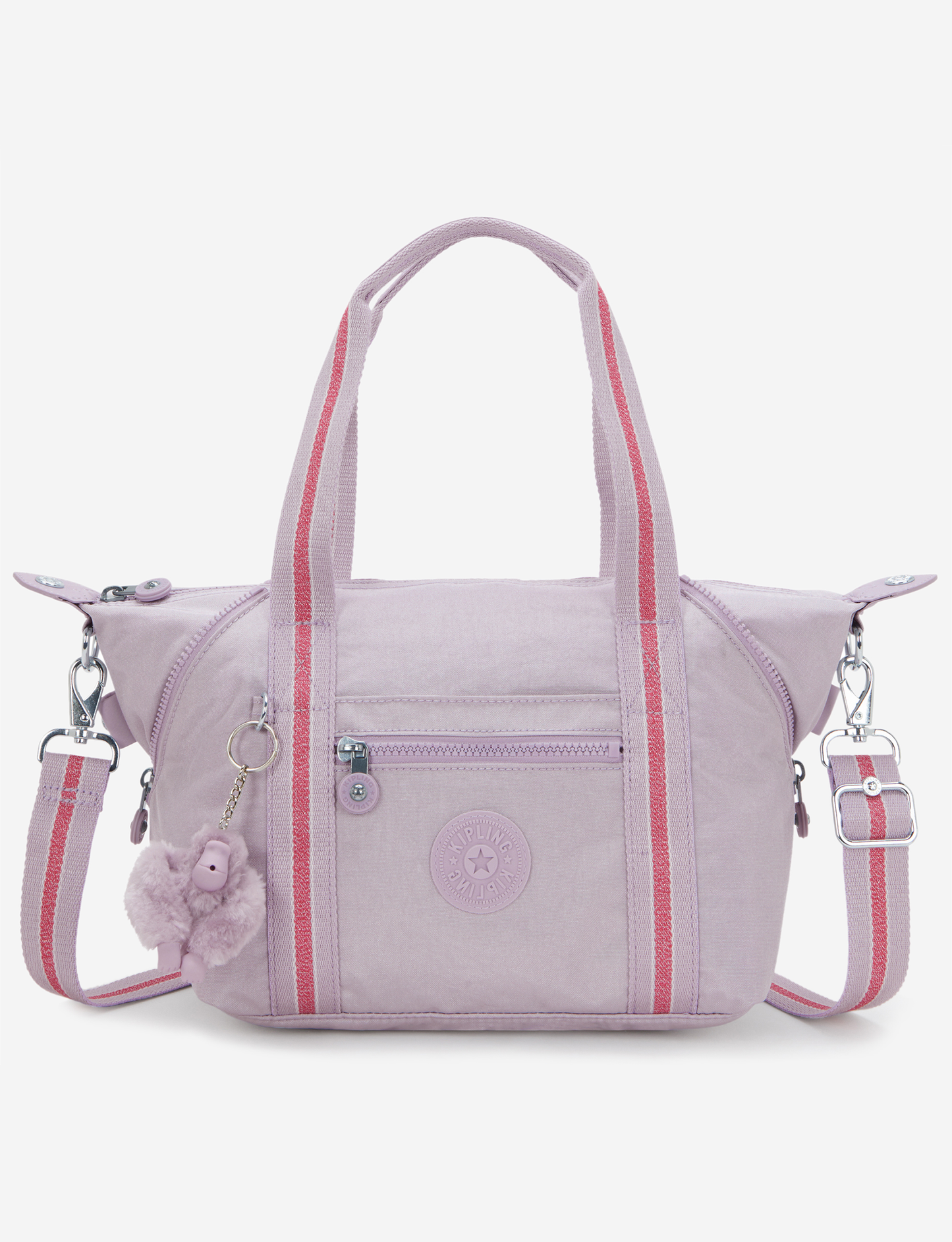 KIPLING Art Mini Lilac Shimmer Small handbag (with removable shoulderstrap) 15410-9GO