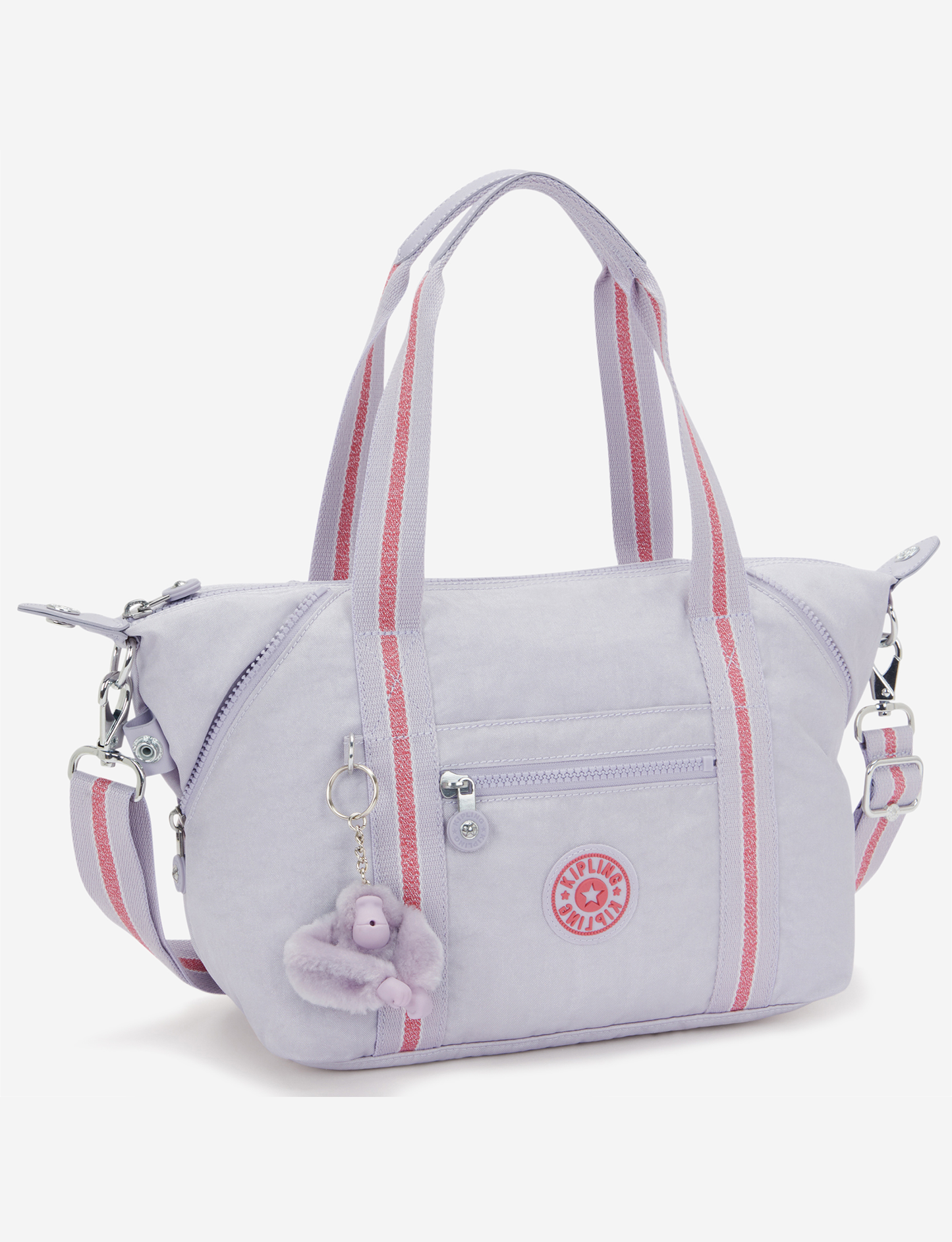 KIPLING Art Mini Lilac Shimmer Small handbag (with removable shoulderstrap) 15410-9GO