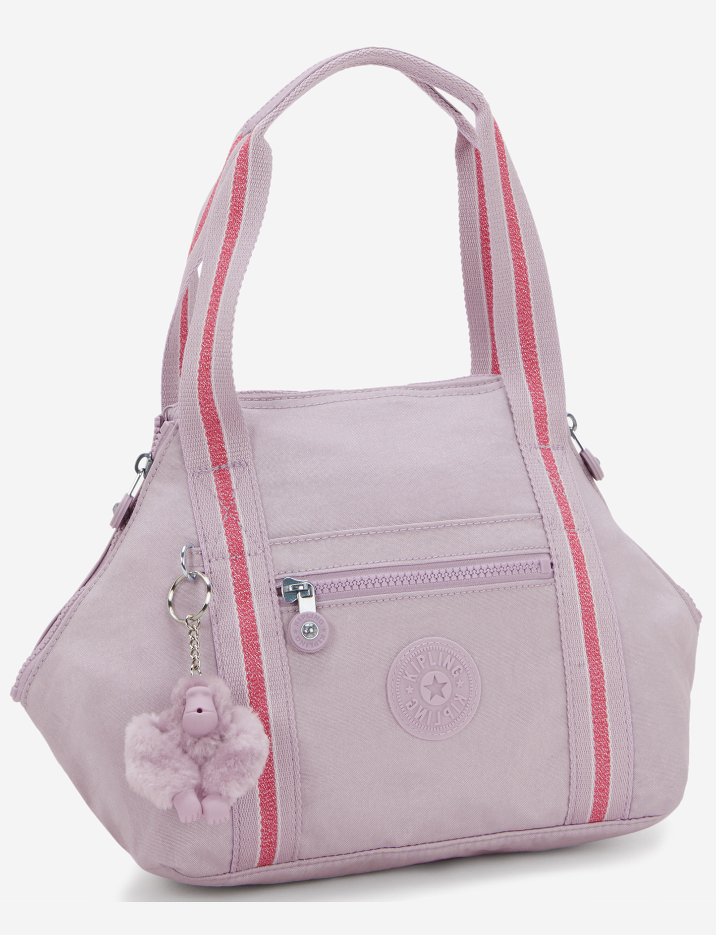 KIPLING Art Mini Lilac Shimmer Small handbag (with removable shoulderstrap) 15410-9GO