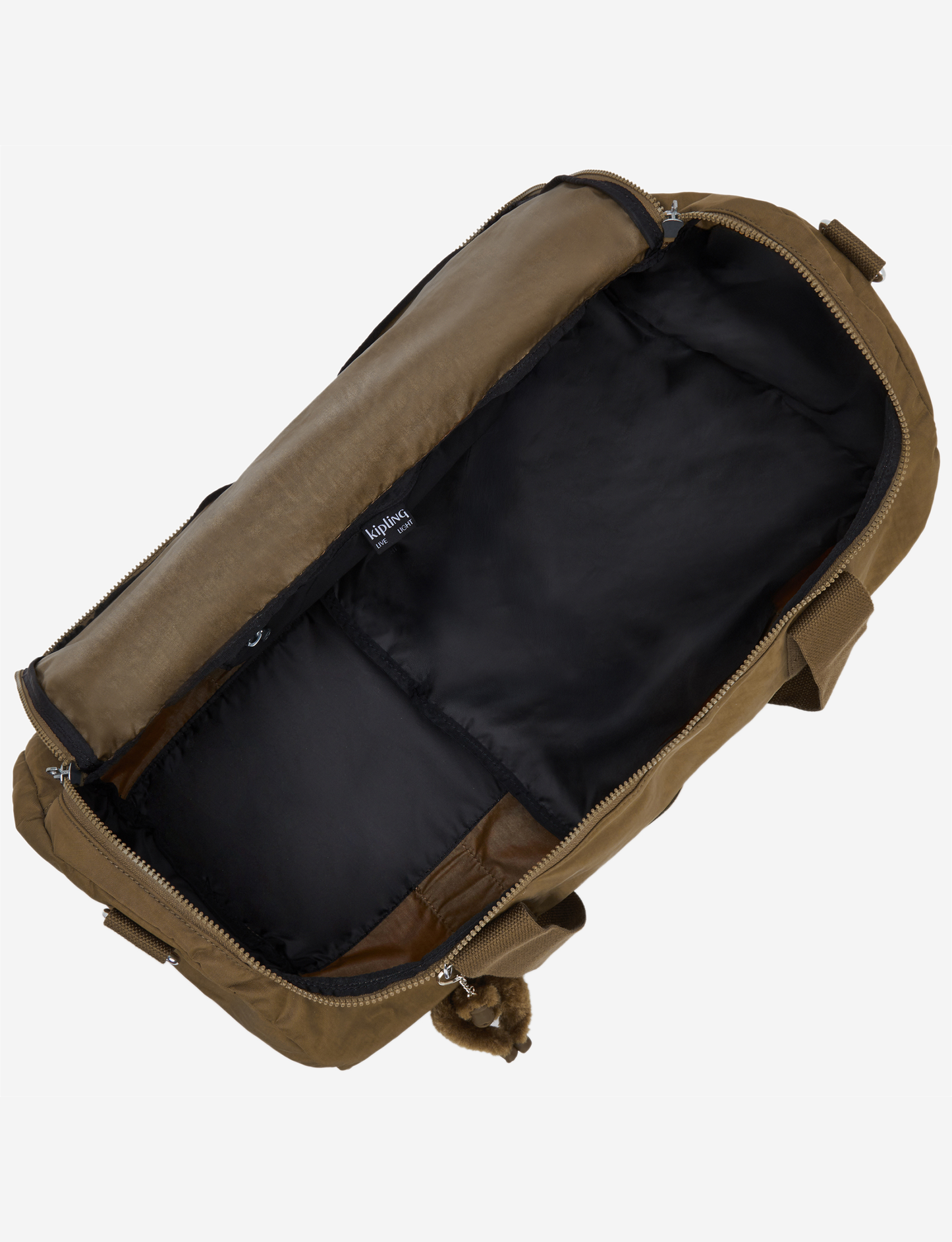 KIPLING Argus S Smooth Khaki Small weekender I6810-1NA