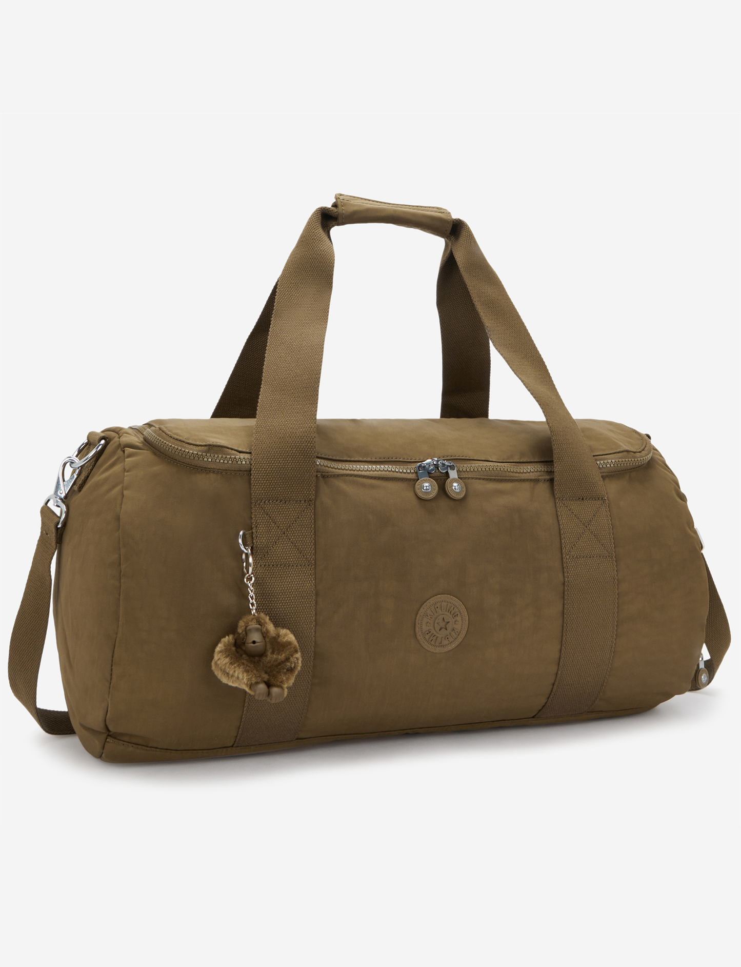 KIPLING Argus S Smooth Khaki Small weekender I6810-1NA