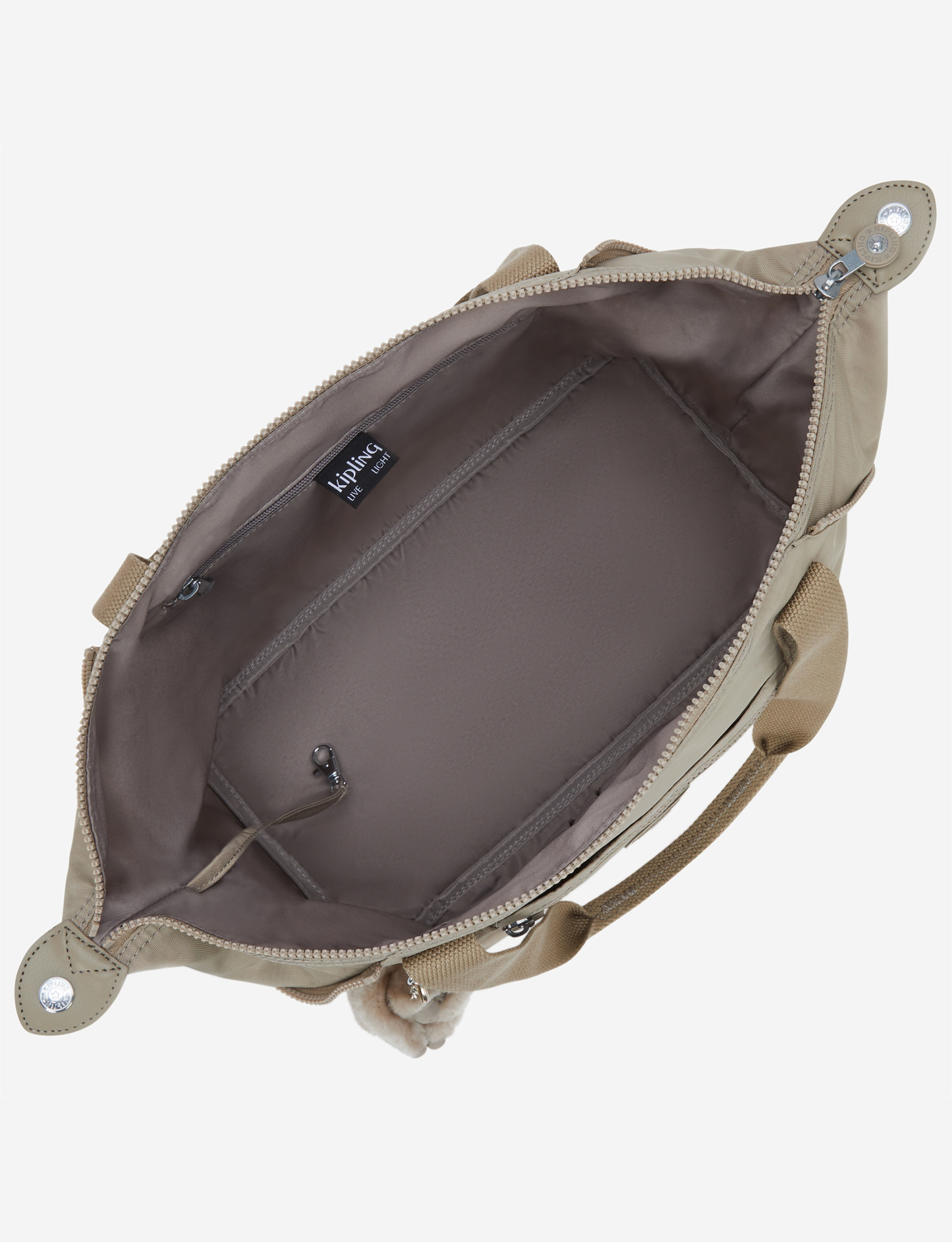 KIPLING Art Soft Taupe Medium tote (with removable shoulderstrap) 10619-4PW