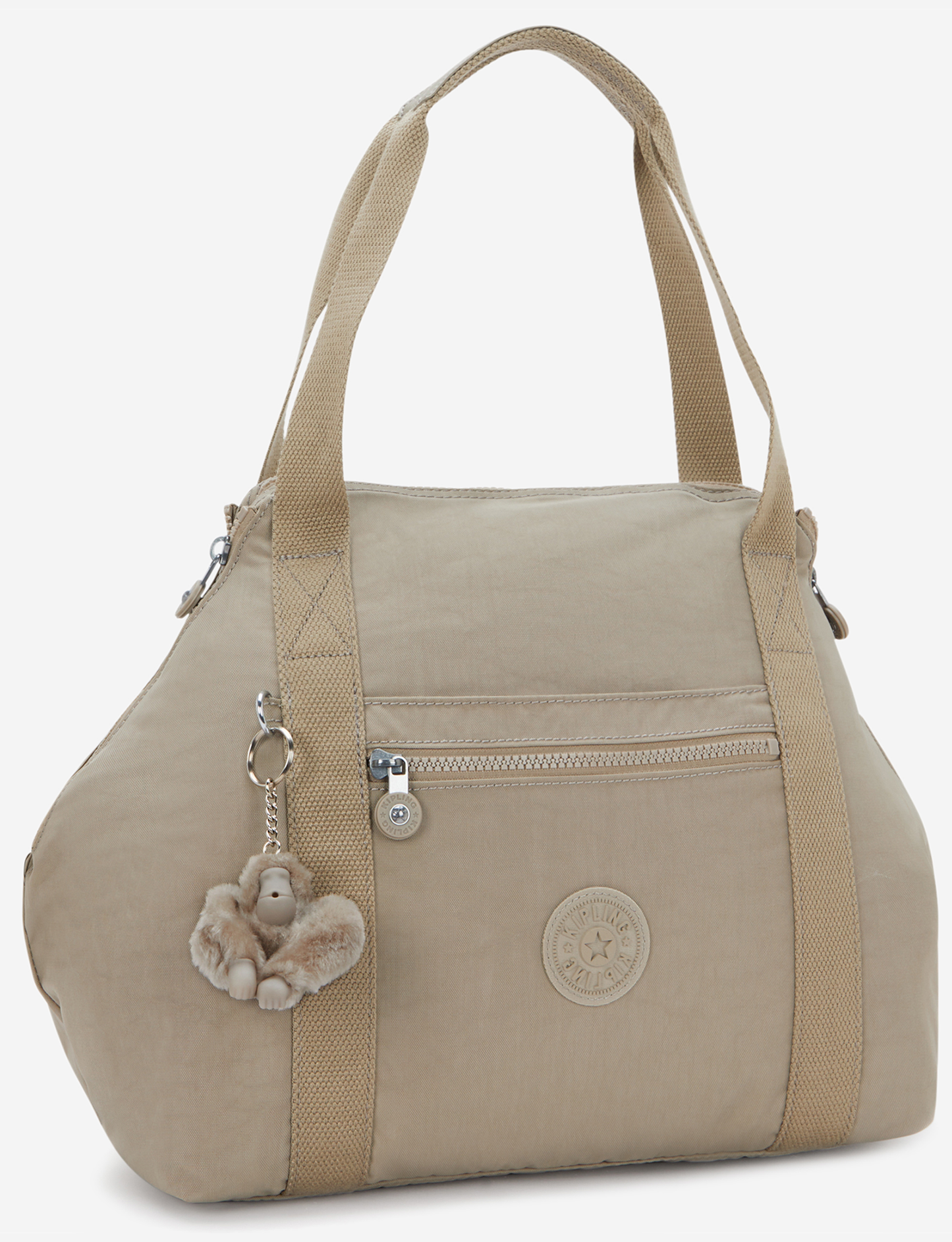 KIPLING Art Soft Taupe Medium tote (with removable shoulderstrap) 10619-4PW