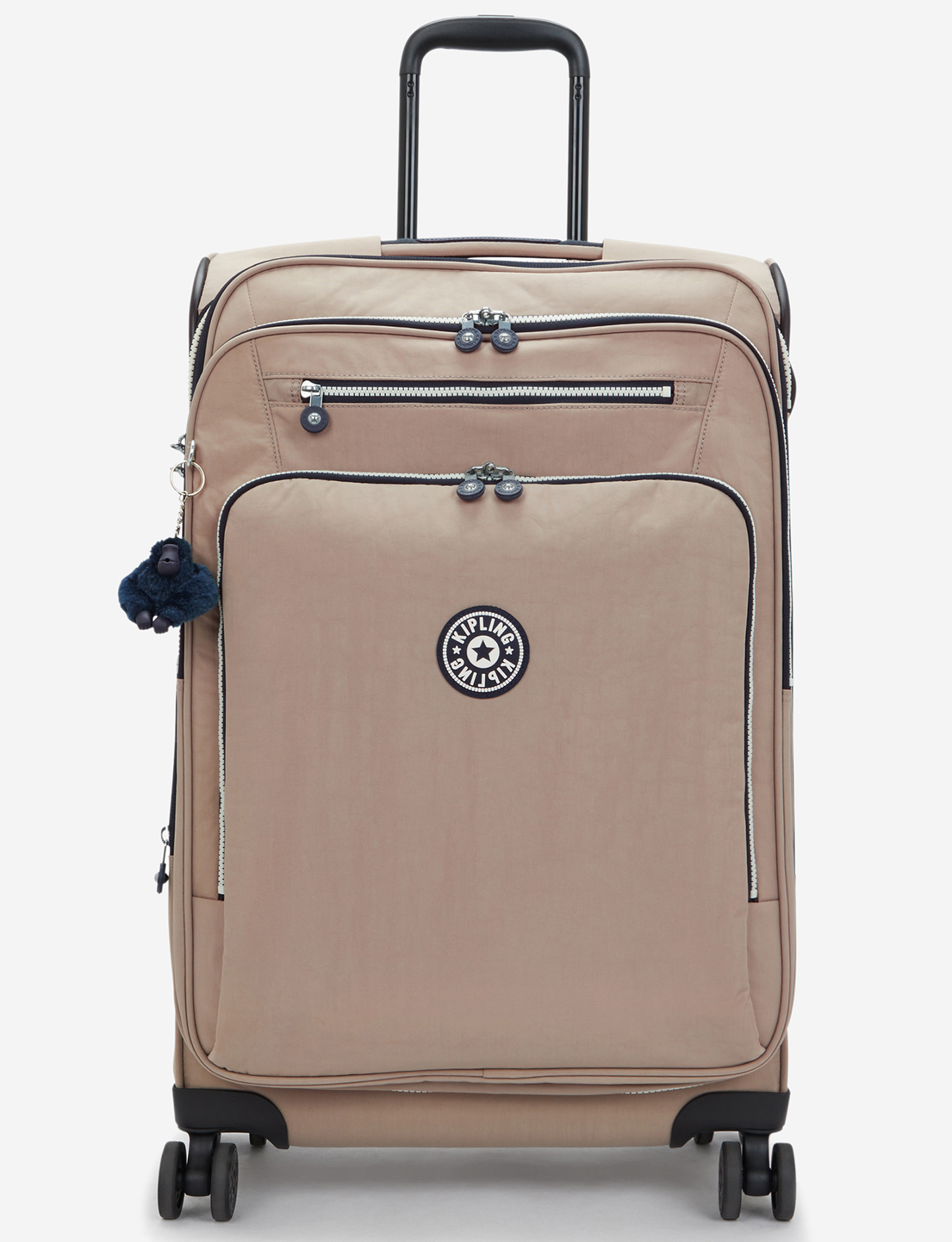 KIPLING New Youri Spin M Soft Taupe C Medium expandable wheeled luggage I7706-7ML