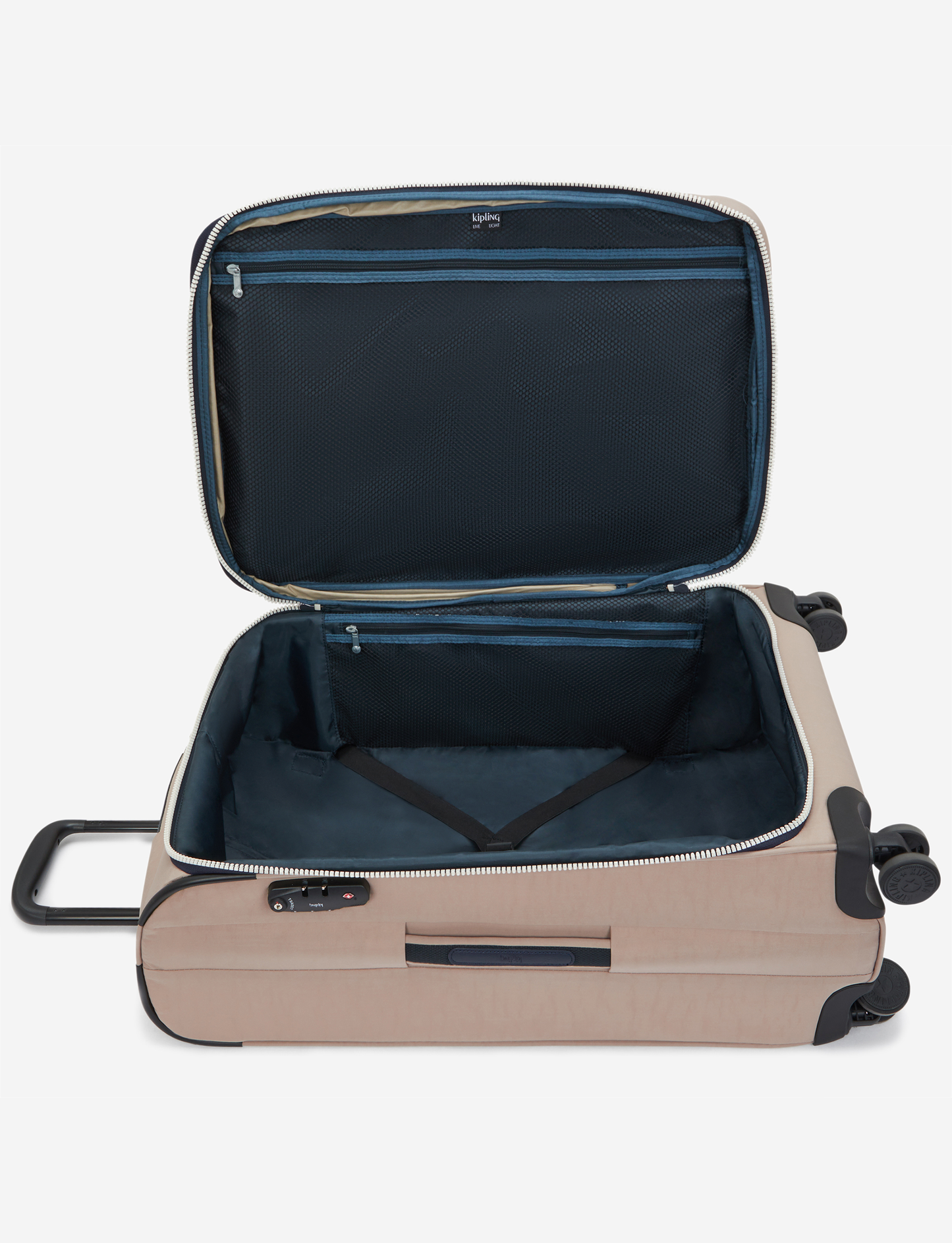KIPLING New Youri Spin M Soft Taupe C Medium expandable wheeled luggage I7706-7ML