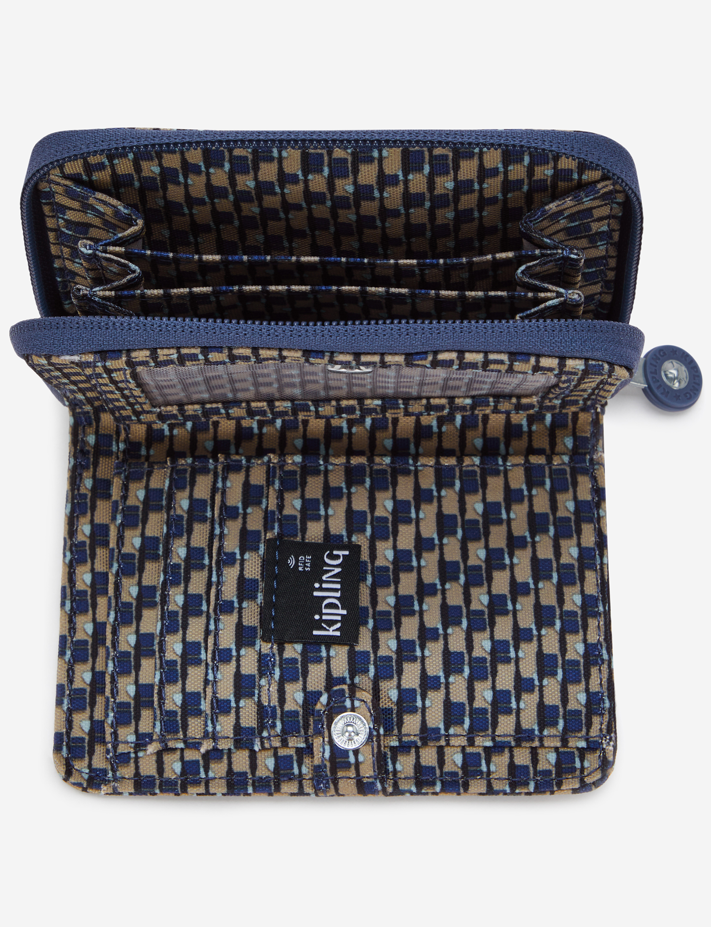 KIPLING Money Love Blue on Wire Medium Wallet I6791-9PC