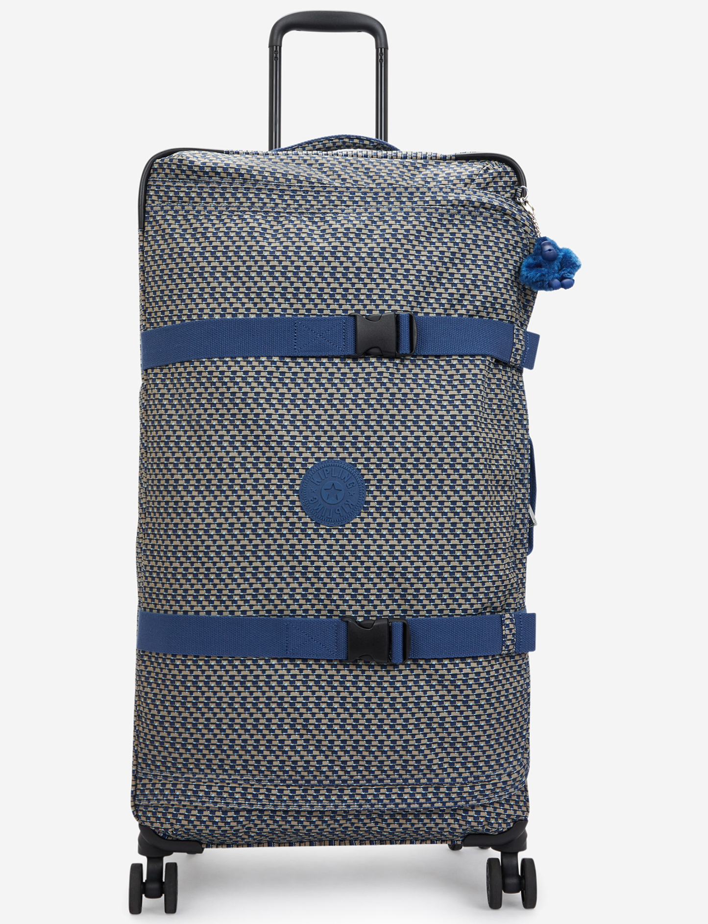 KIPLING Spontaneous L Blue on Wire Large wheeled luggage I3397-9PC