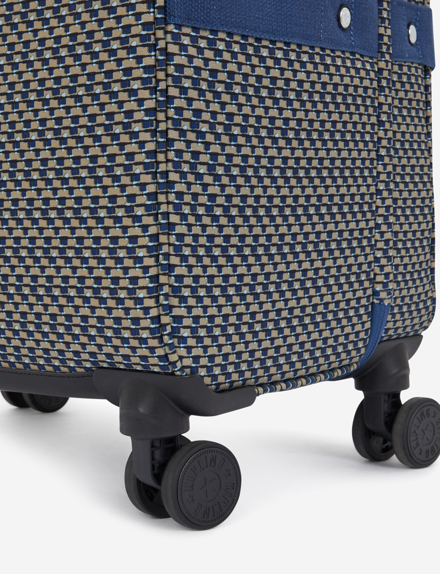 KIPLING Spontaneous L Blue on Wire Large wheeled luggage I3397-9PC