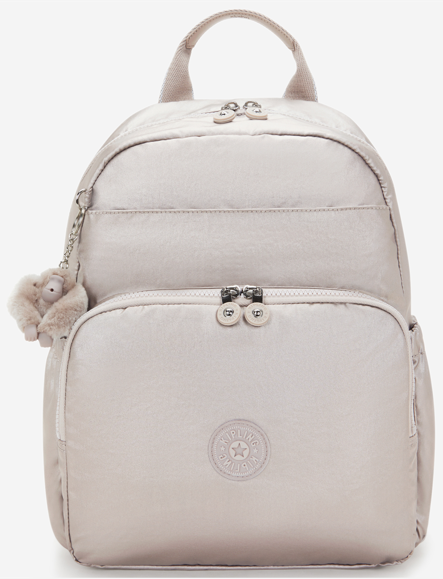 KIPLING Maisie Metallic Glow Medium baby backpack (with changing mat) I5294-48I