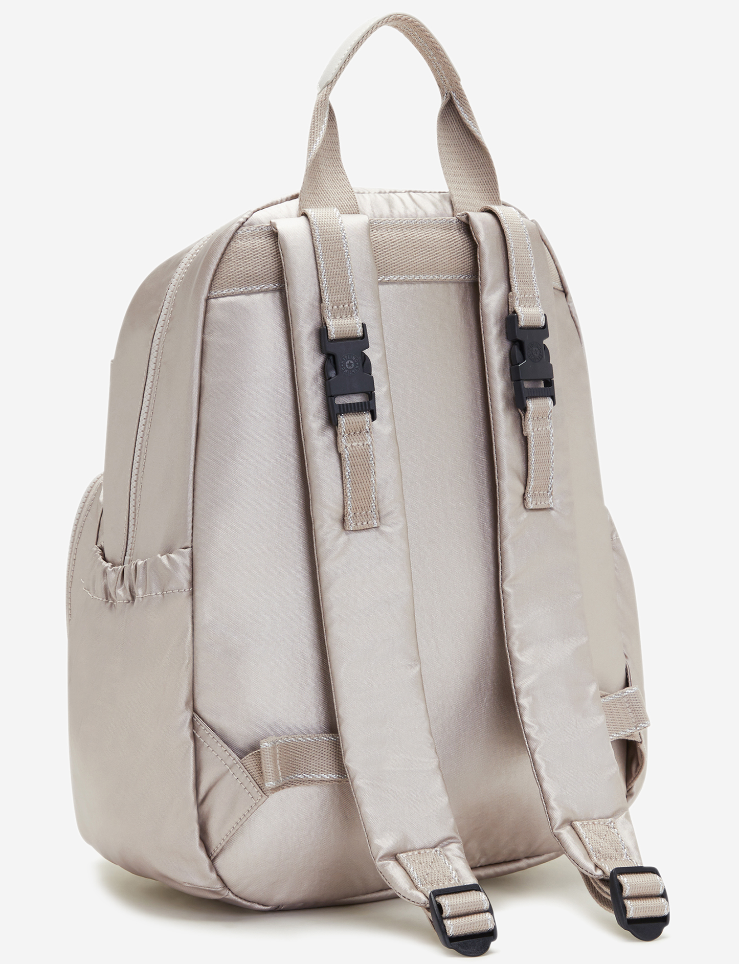 KIPLING Maisie Metallic Glow Medium baby backpack (with changing mat) I5294-48I