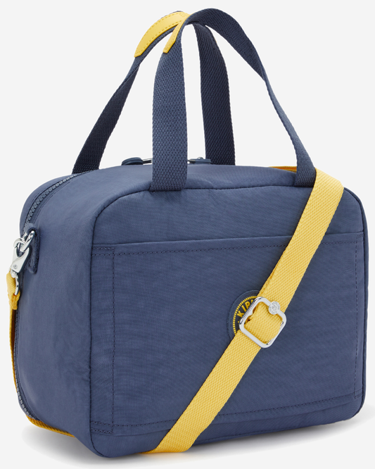 Kipling  Miyo Print Dungaree Blue Large LunchBag with Trolley Sleeve I8924-6MI