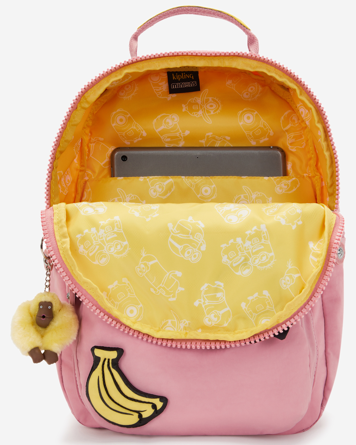 Kipling  Seoul S Pink Daisy Small Backpack (with Laptop Compartment) I5853-1MI