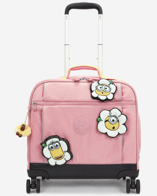 Kipling  New Storia Pink Daisy Large Wheeled Bag I5336-1MI