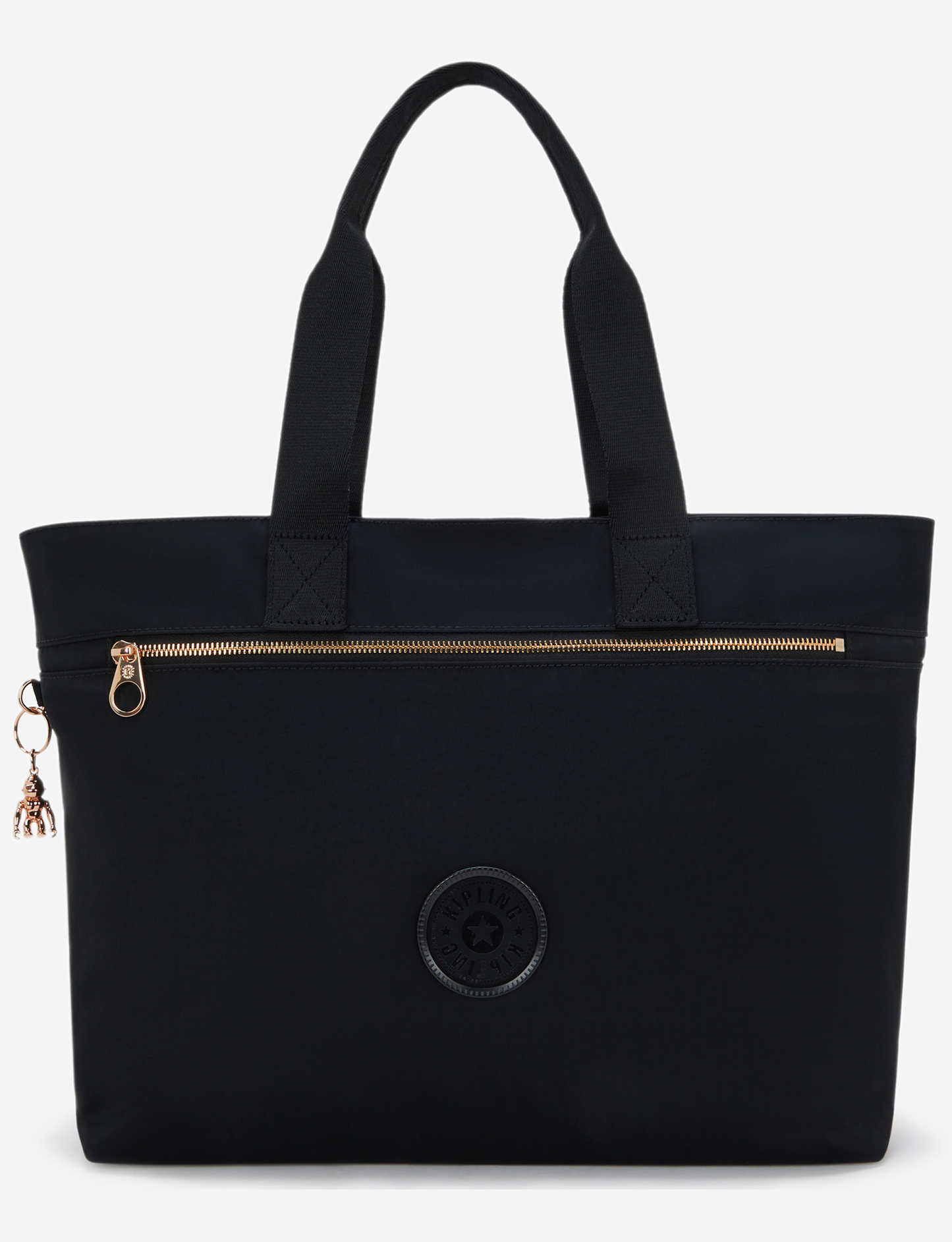 KIPLING Colissa Zip Blck Rose Spice Large Tote with Laptop Compartment I3381-62Q