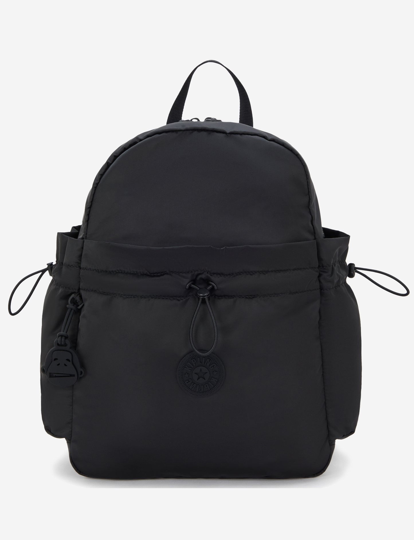 KIPLING Amita Simply Black Medium Backpack with Drawstring Pocket I8172-4RZ