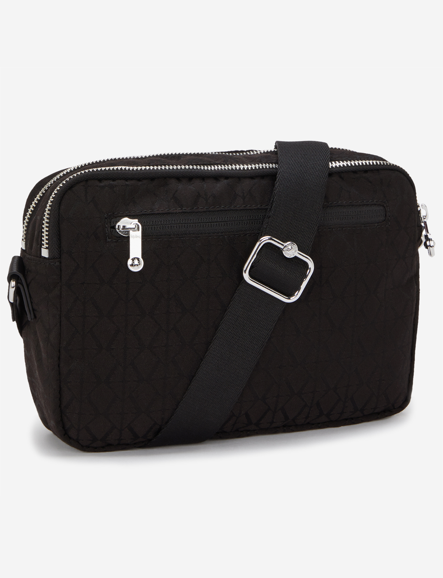 KIPLING Abanu M Noir Sign Jq Medium crossbody I8024-4NW