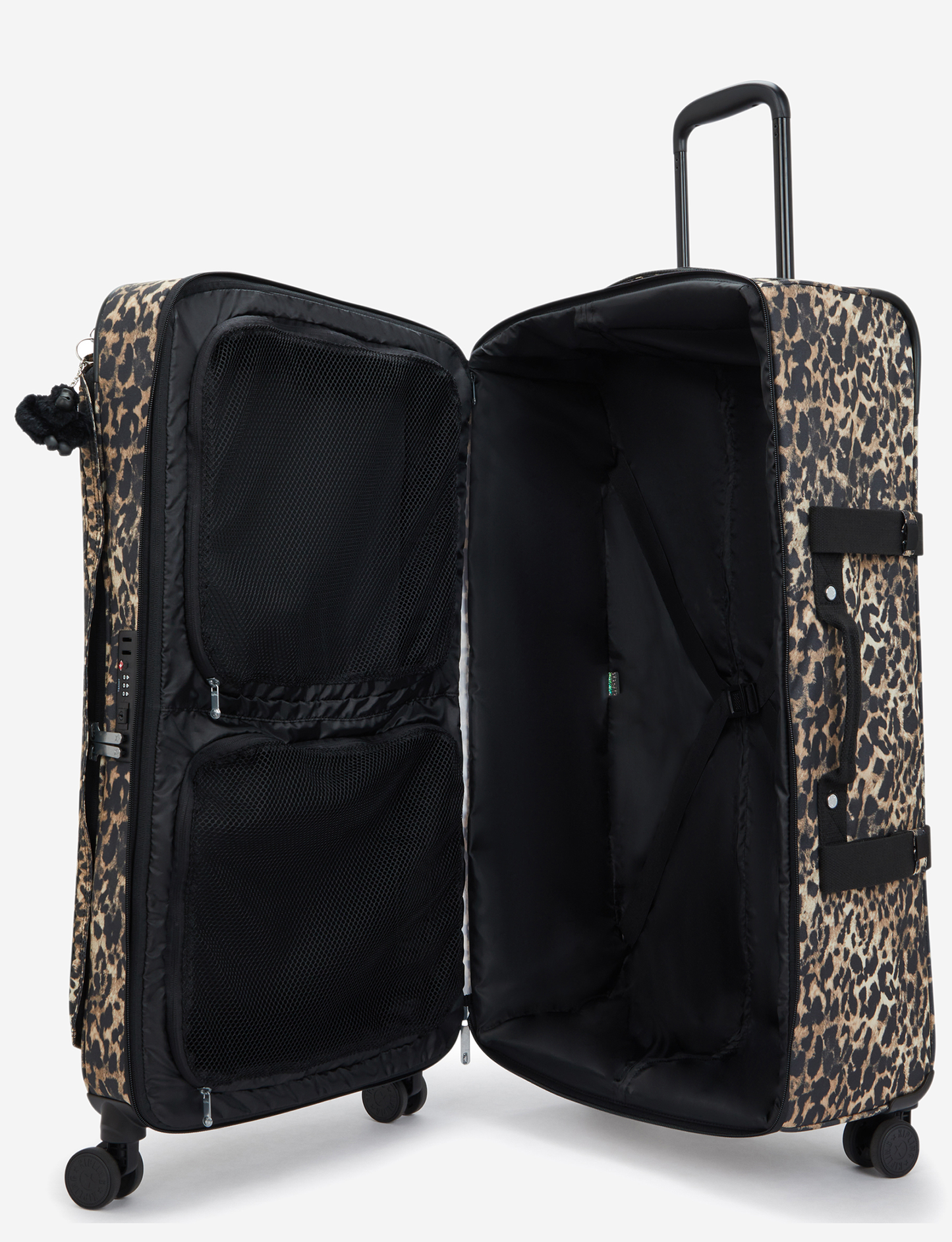 KIPLING Spontaneous L Wild Leopard Large wheeled luggage I3397-6JP