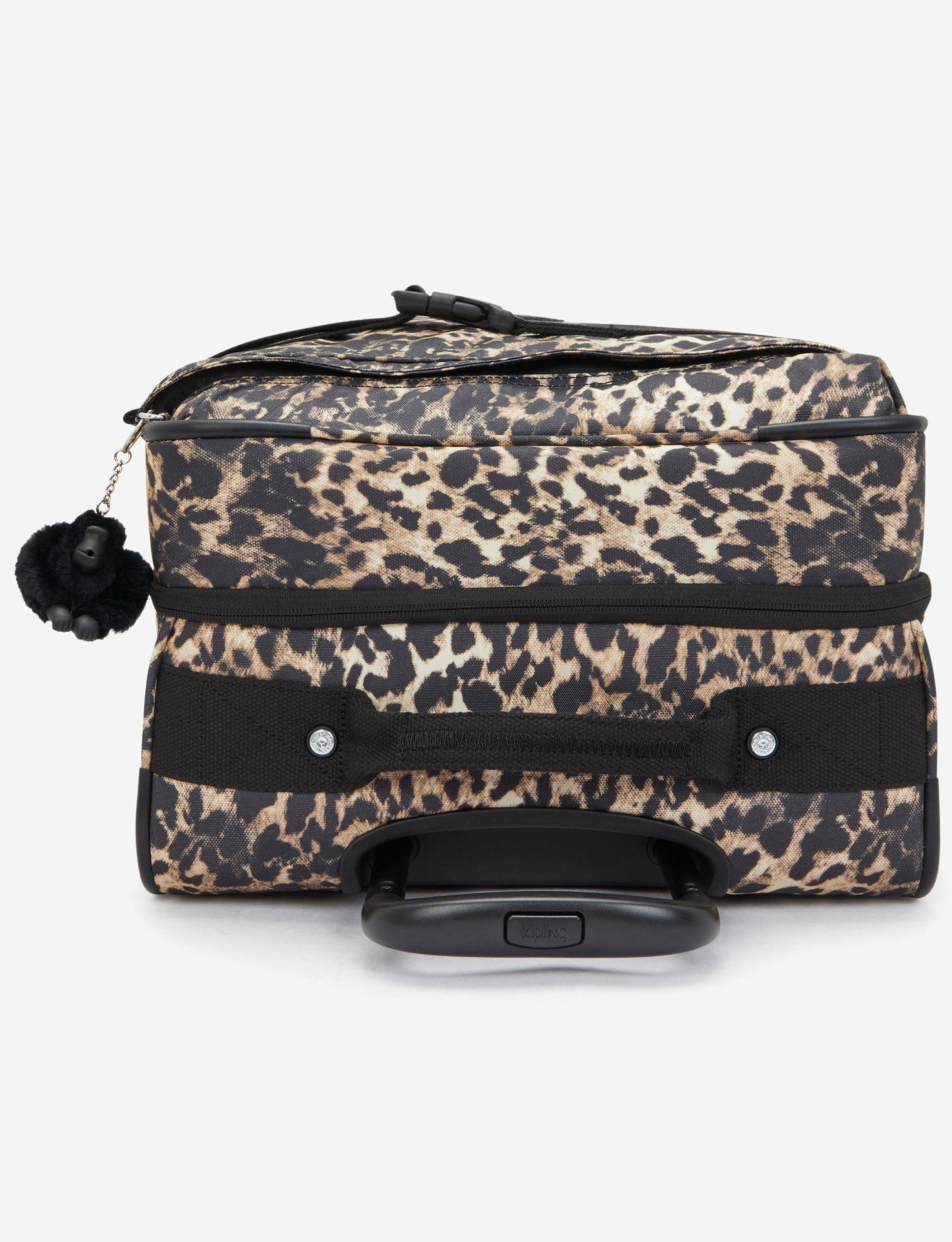 KIPLING Spontaneous M Wild Leopard Medium wheeled luggage I4556-6JP